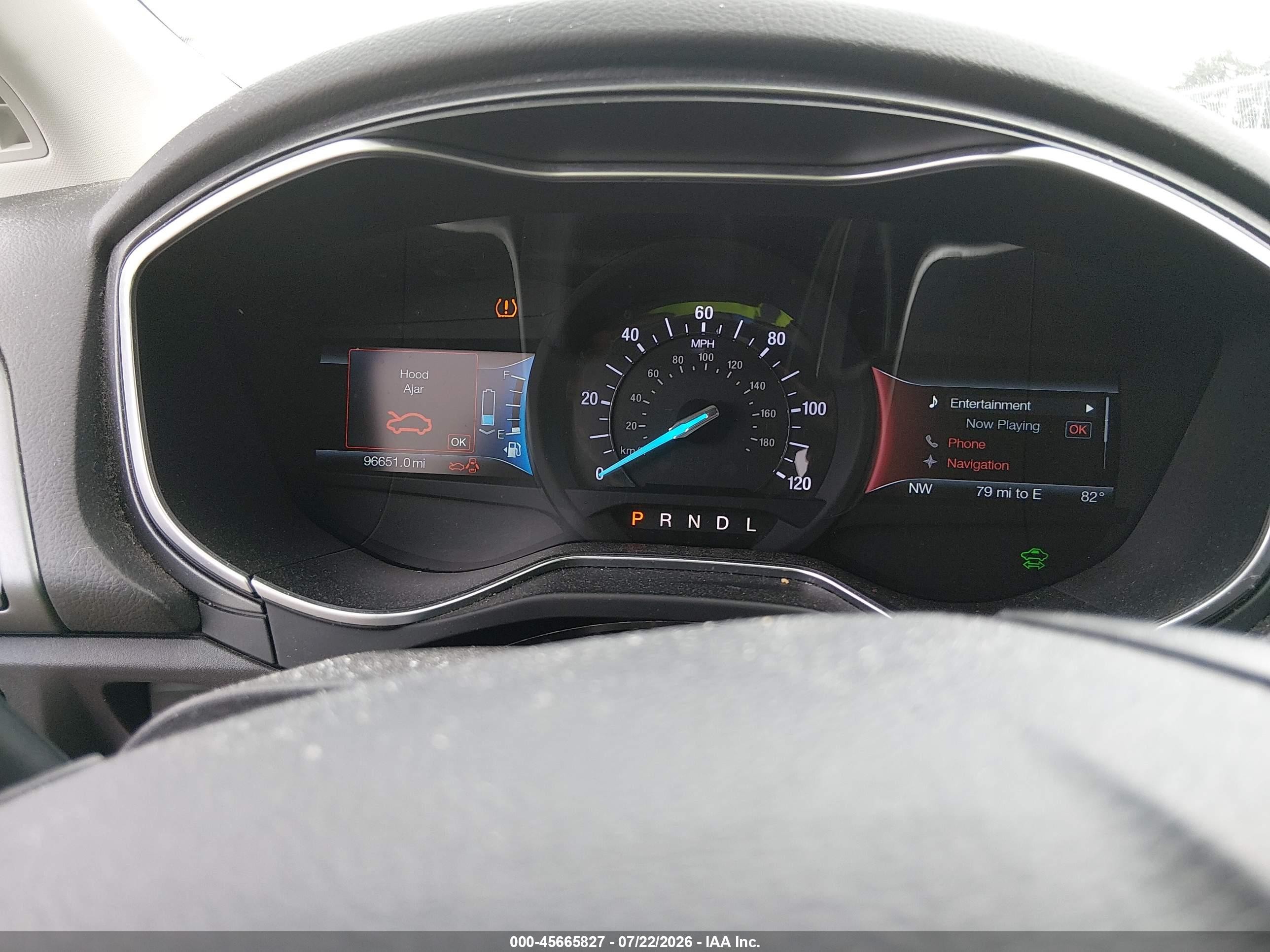 2015 Ford Fusion Hybrid Se White vin: 3FA6P0LU4FR116675