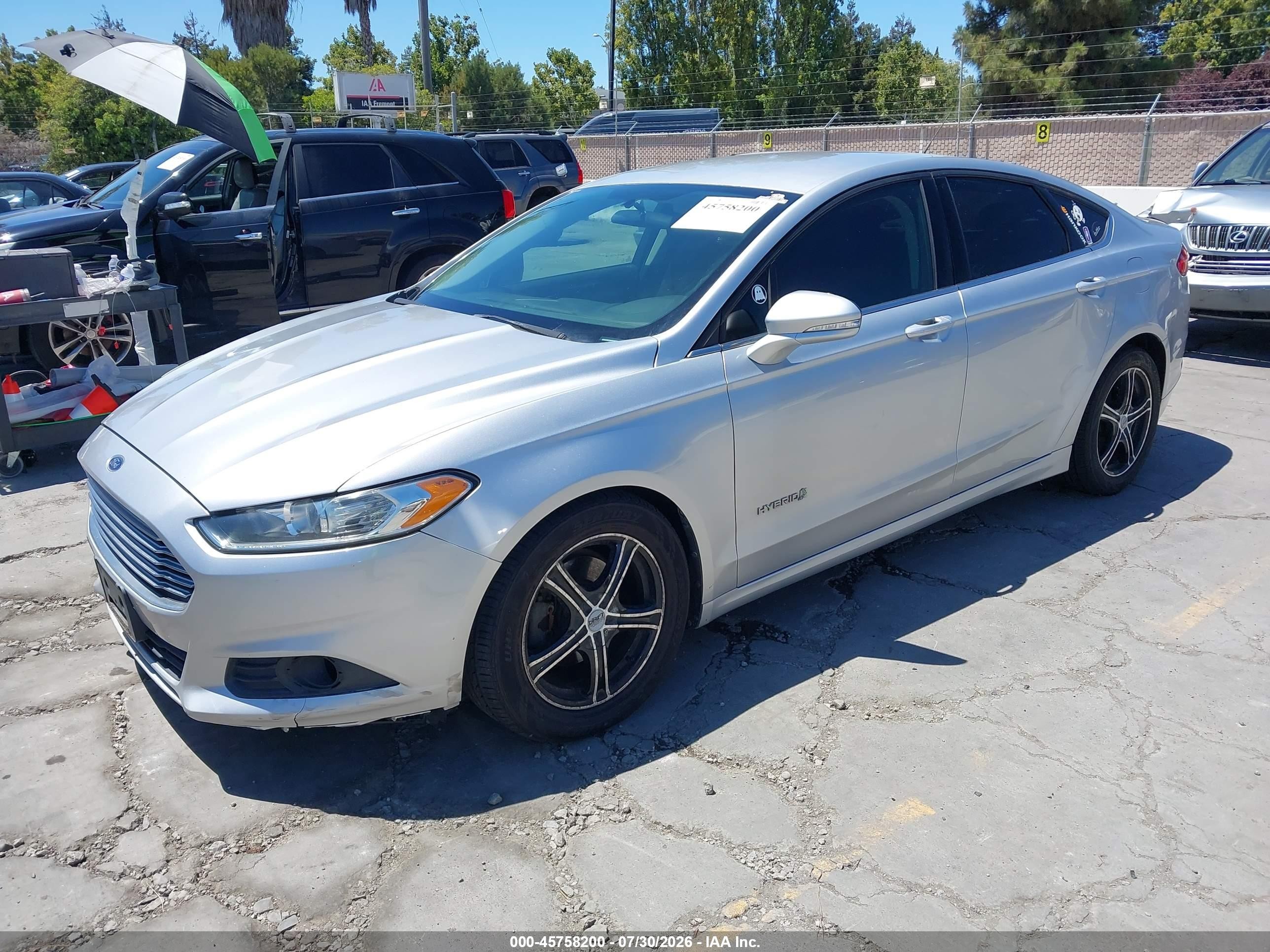 2015 Ford Fusion Hybrid Se Silver vin: 3FA6P0LU4FR147022