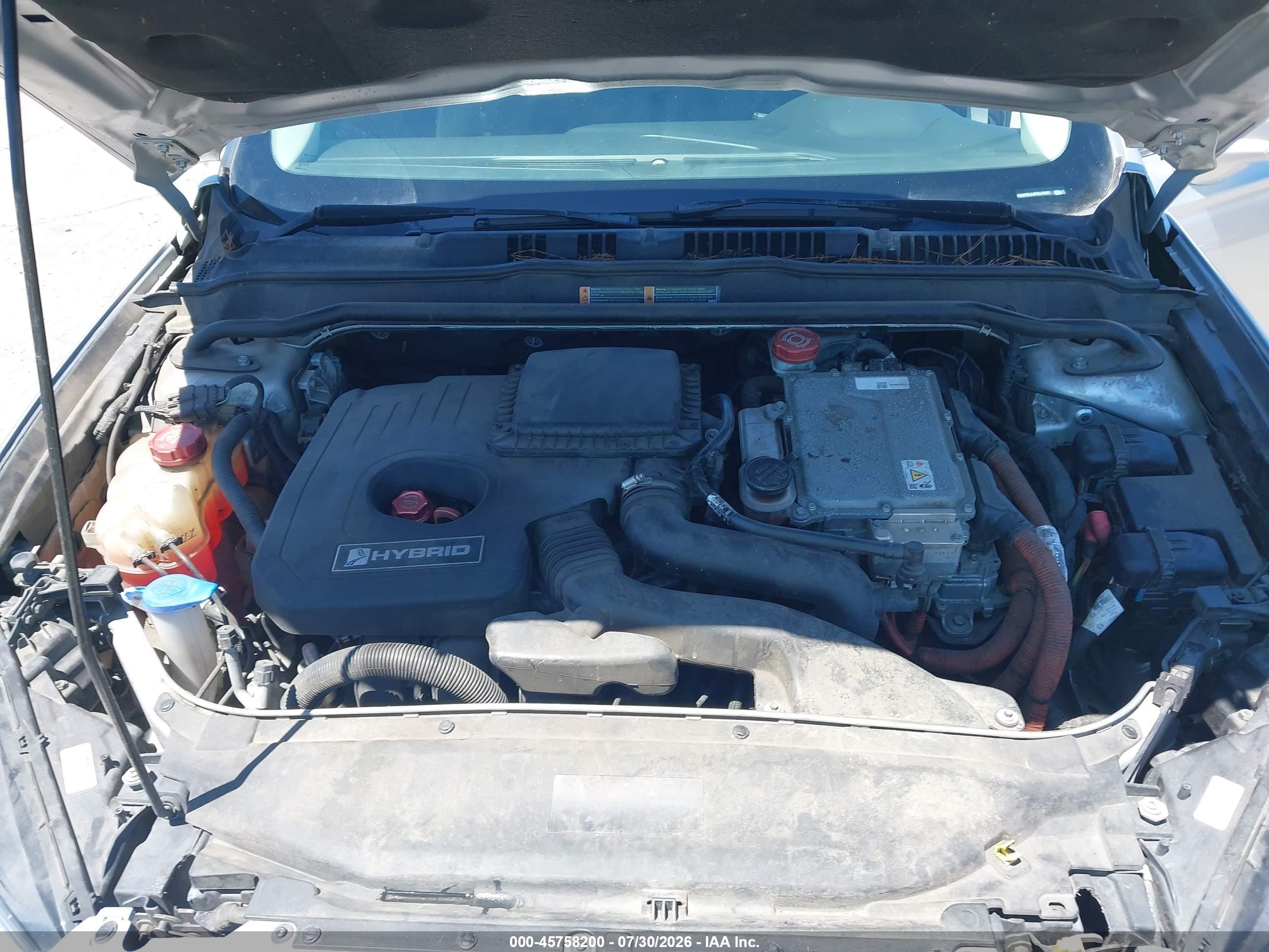 2015 Ford Fusion Hybrid Se Silver vin: 3FA6P0LU4FR147022