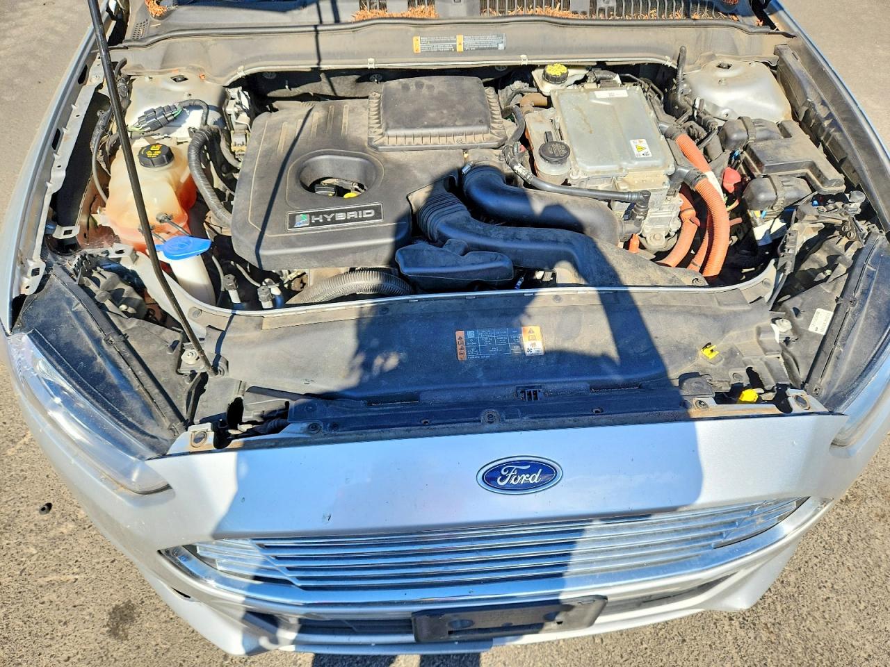 2015 Ford Fusion Se Hybrid Silver vin: 3FA6P0LU4FR226996