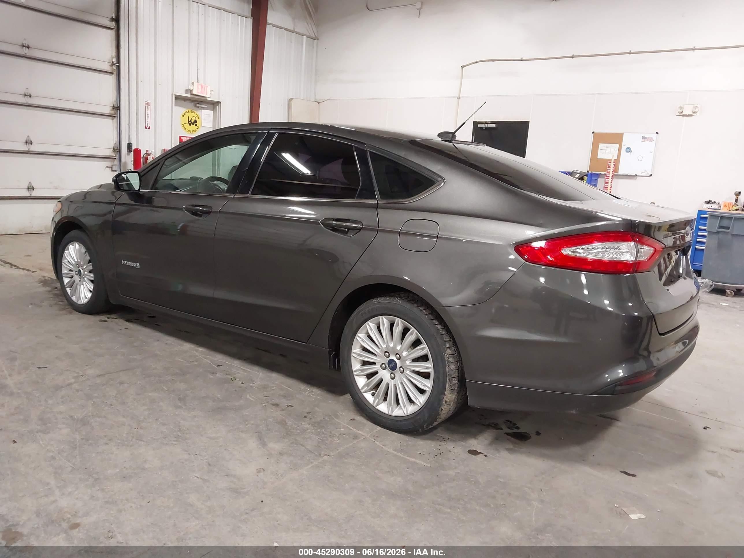 2015 Ford Fusion Hybrid Se Gray vin: 3FA6P0LU4FR290102