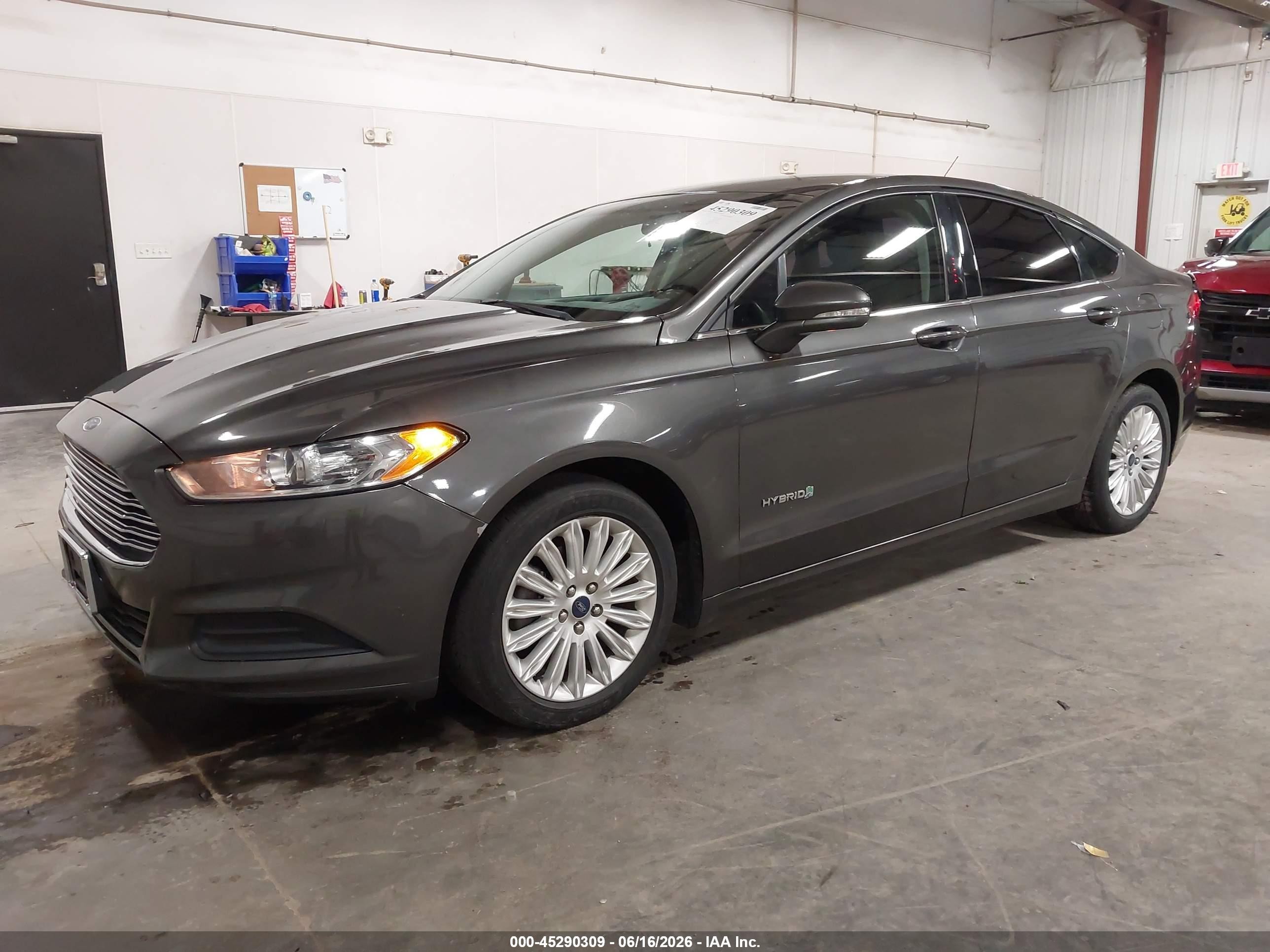 2015 Ford Fusion Hybrid Se Gray vin: 3FA6P0LU4FR290102