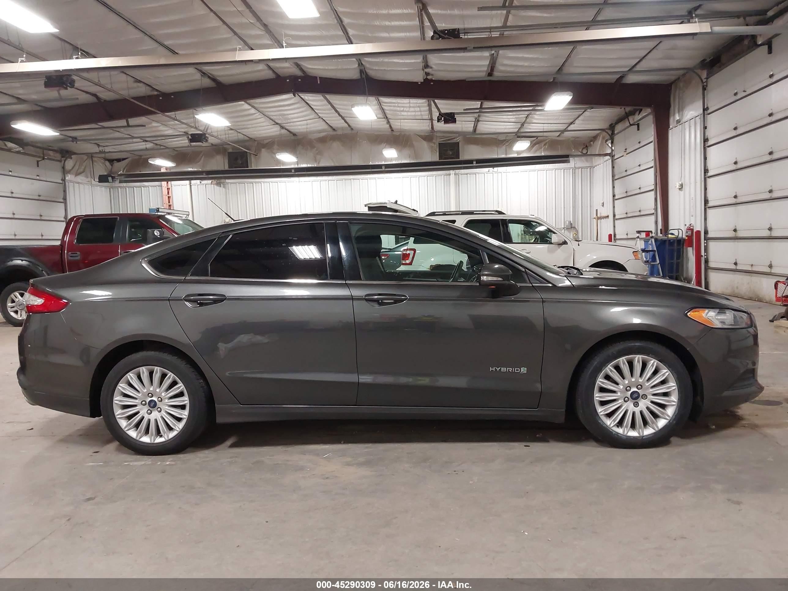 2015 Ford Fusion Hybrid Se Gray vin: 3FA6P0LU4FR290102