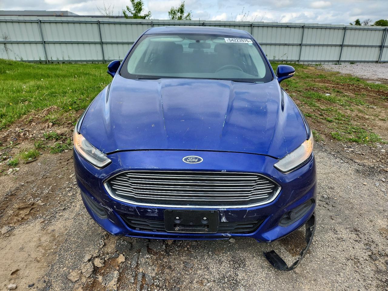 2016 Ford Fusion Se Hybrid Синий vin: 3FA6P0LU4GR172956