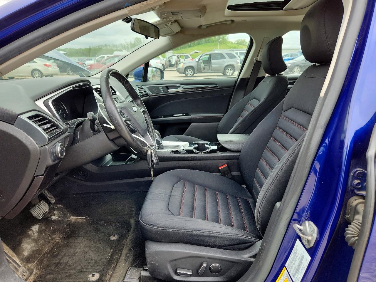 2016 Ford Fusion Se Hybrid Синий vin: 3FA6P0LU4GR172956