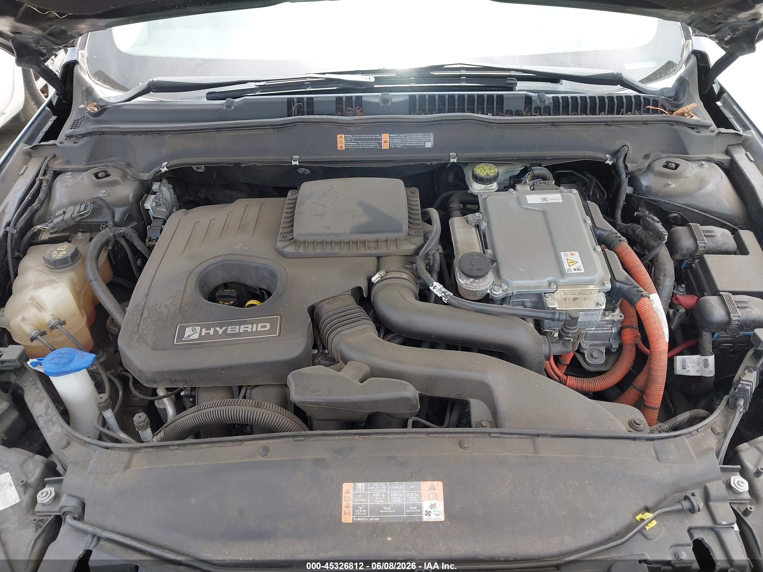 2016 Ford Fusion Hybrid Se Черный vin: 3FA6P0LU4GR176781