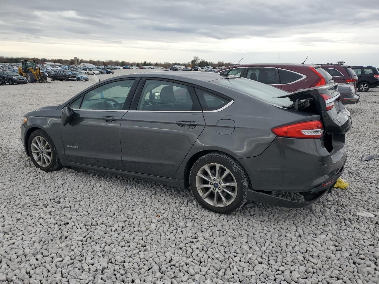 2017 Ford Fusion Se Hybrid Black vin: 3FA6P0LU4HR222918