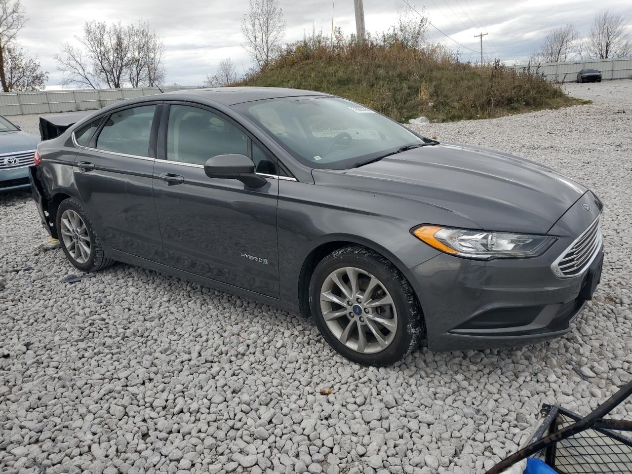 2017 Ford Fusion Se Hybrid Black vin: 3FA6P0LU4HR222918