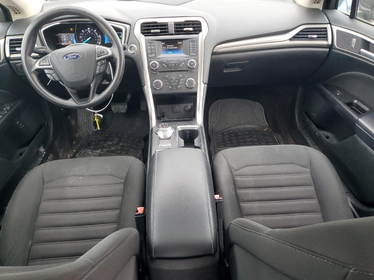 2017 Ford Fusion Se Hybrid Black vin: 3FA6P0LU4HR222918