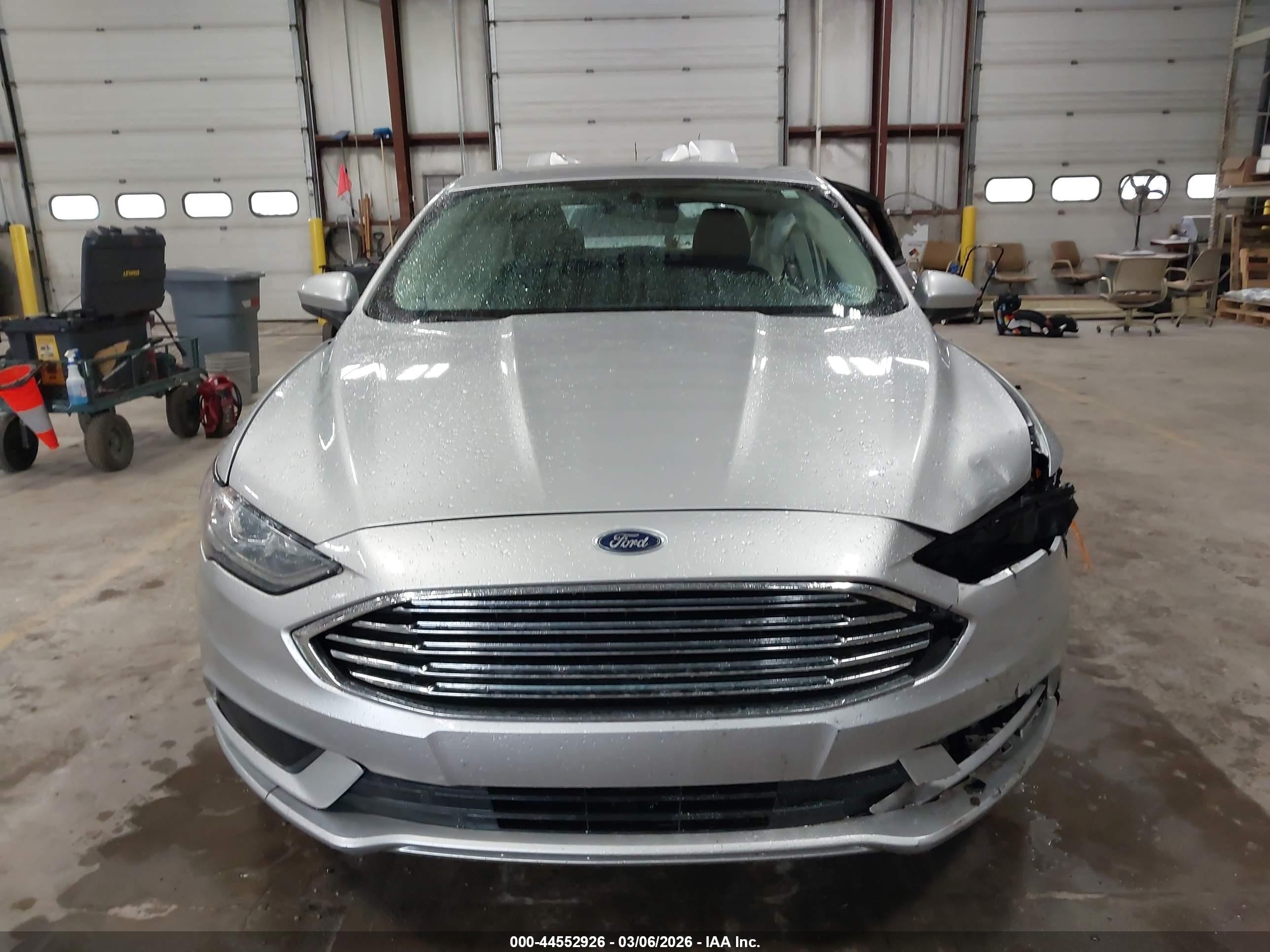 2017 Ford Fusion Hybrid Se Silver vin: 3FA6P0LU4HR380823