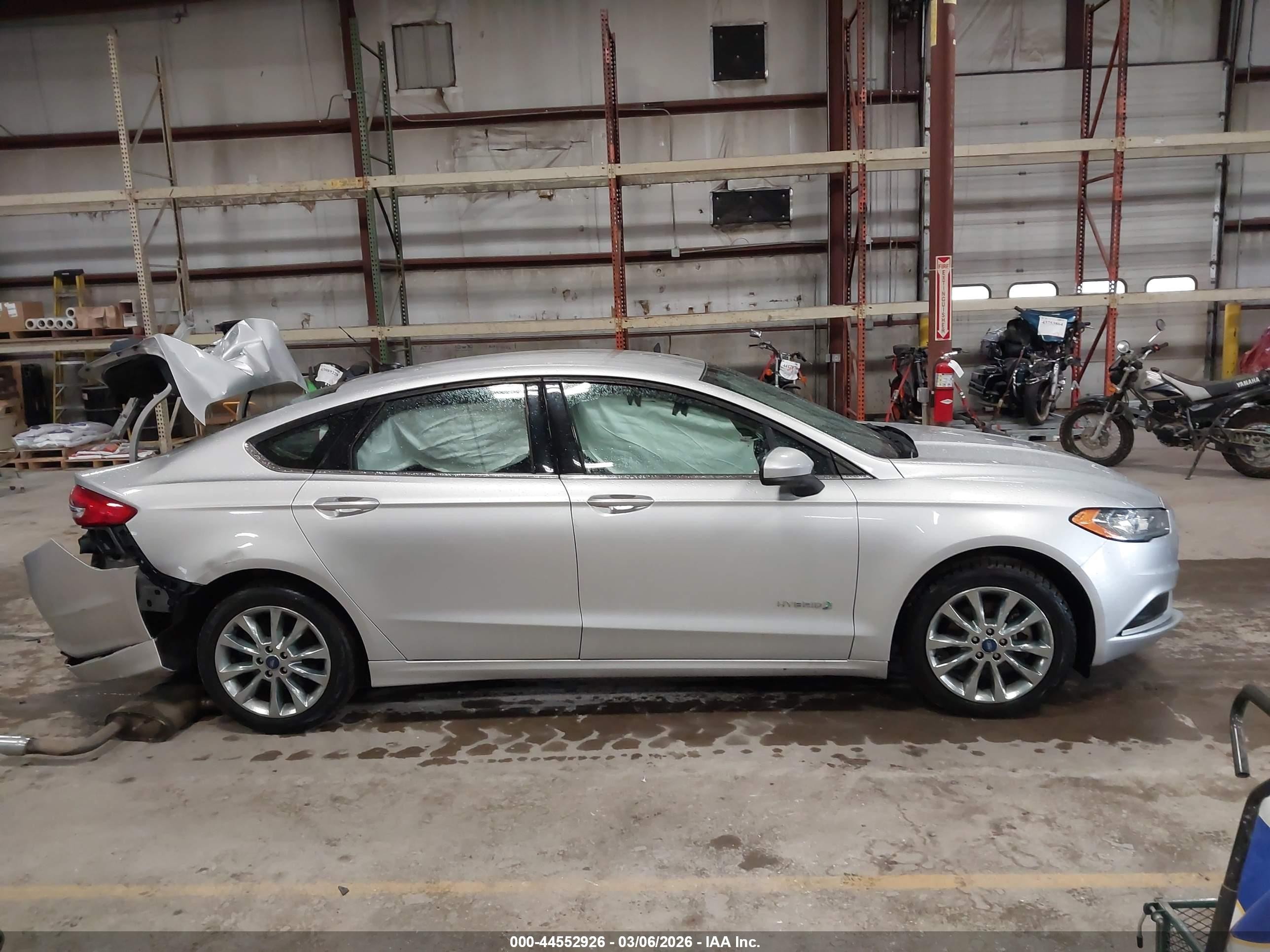 2017 Ford Fusion Hybrid Se Silver vin: 3FA6P0LU4HR380823