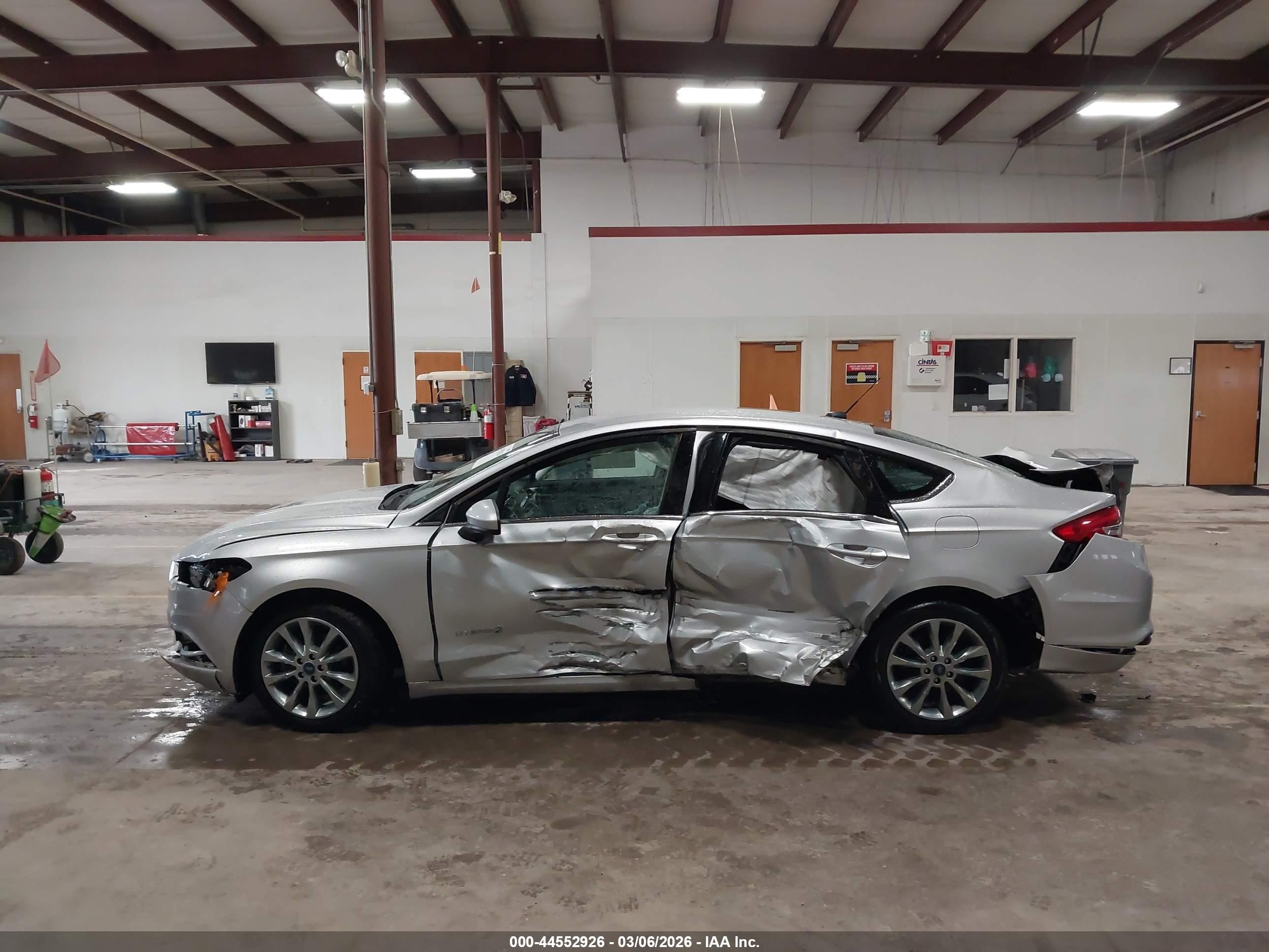 2017 Ford Fusion Hybrid Se Silver vin: 3FA6P0LU4HR380823
