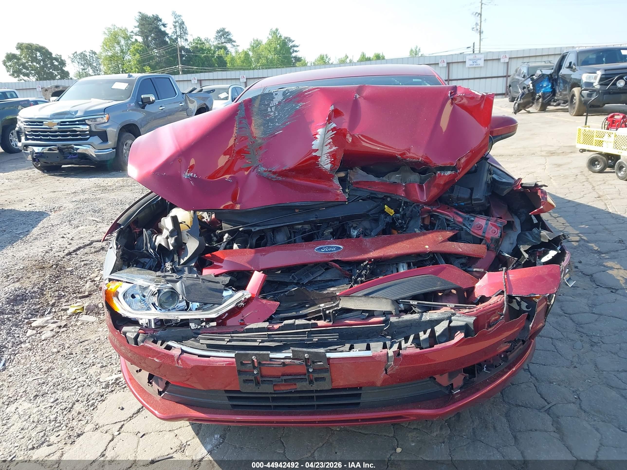 2018 Ford Fusion Hybrid Se Красный vin: 3FA6P0LU4JR162631