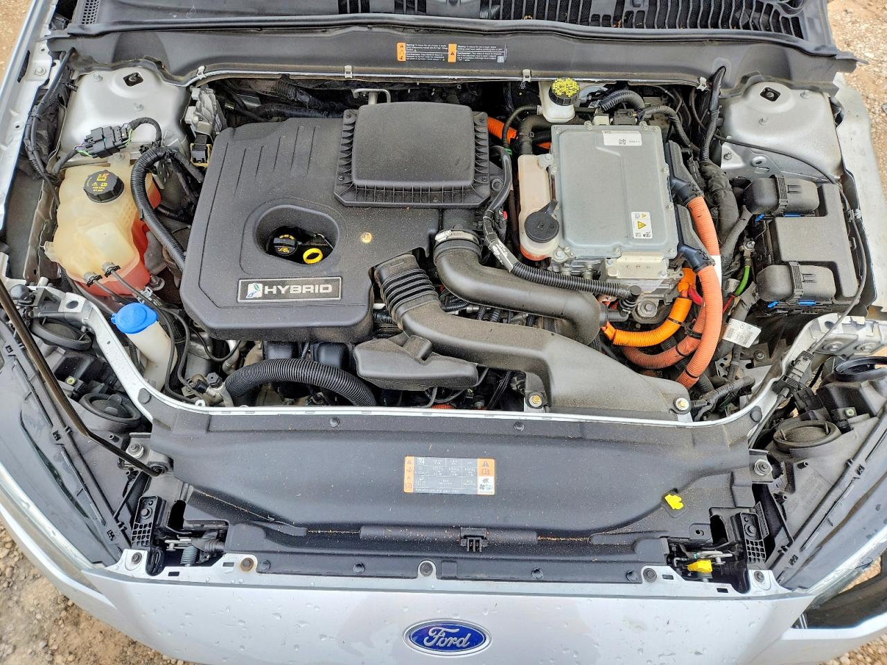 2019 Ford Fusion Se Silver vin: 3FA6P0LU4KR106321