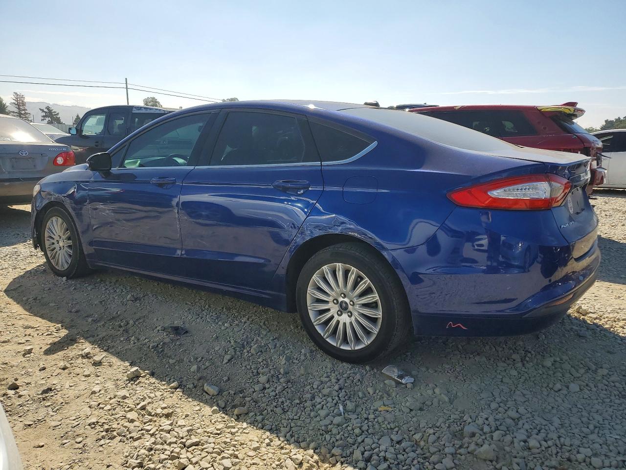 2013 Ford Fusion Se Hybrid Blue vin: 3FA6P0LU5DR138276