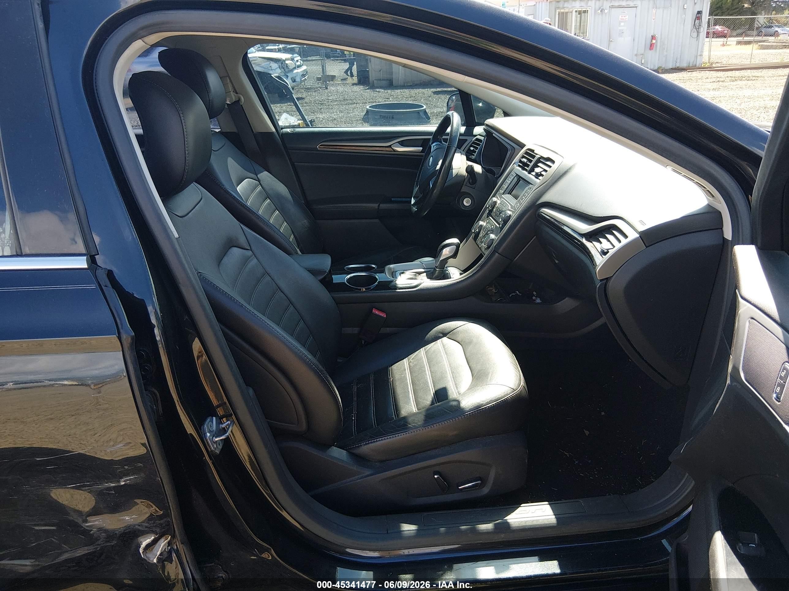 2013 Ford Fusion Hybrid Se Black vin: 3FA6P0LU5DR157877