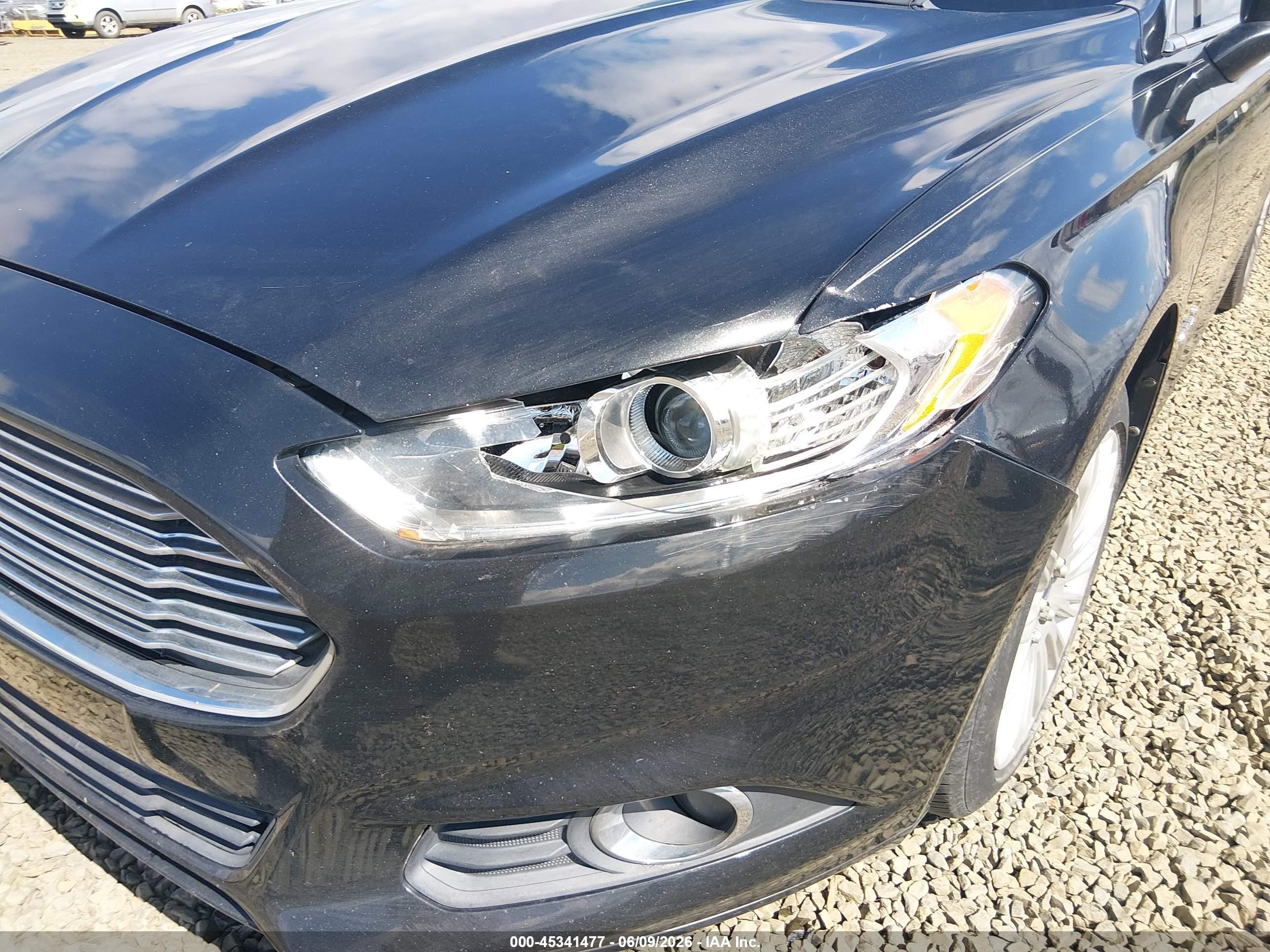 2013 Ford Fusion Hybrid Se Black vin: 3FA6P0LU5DR157877