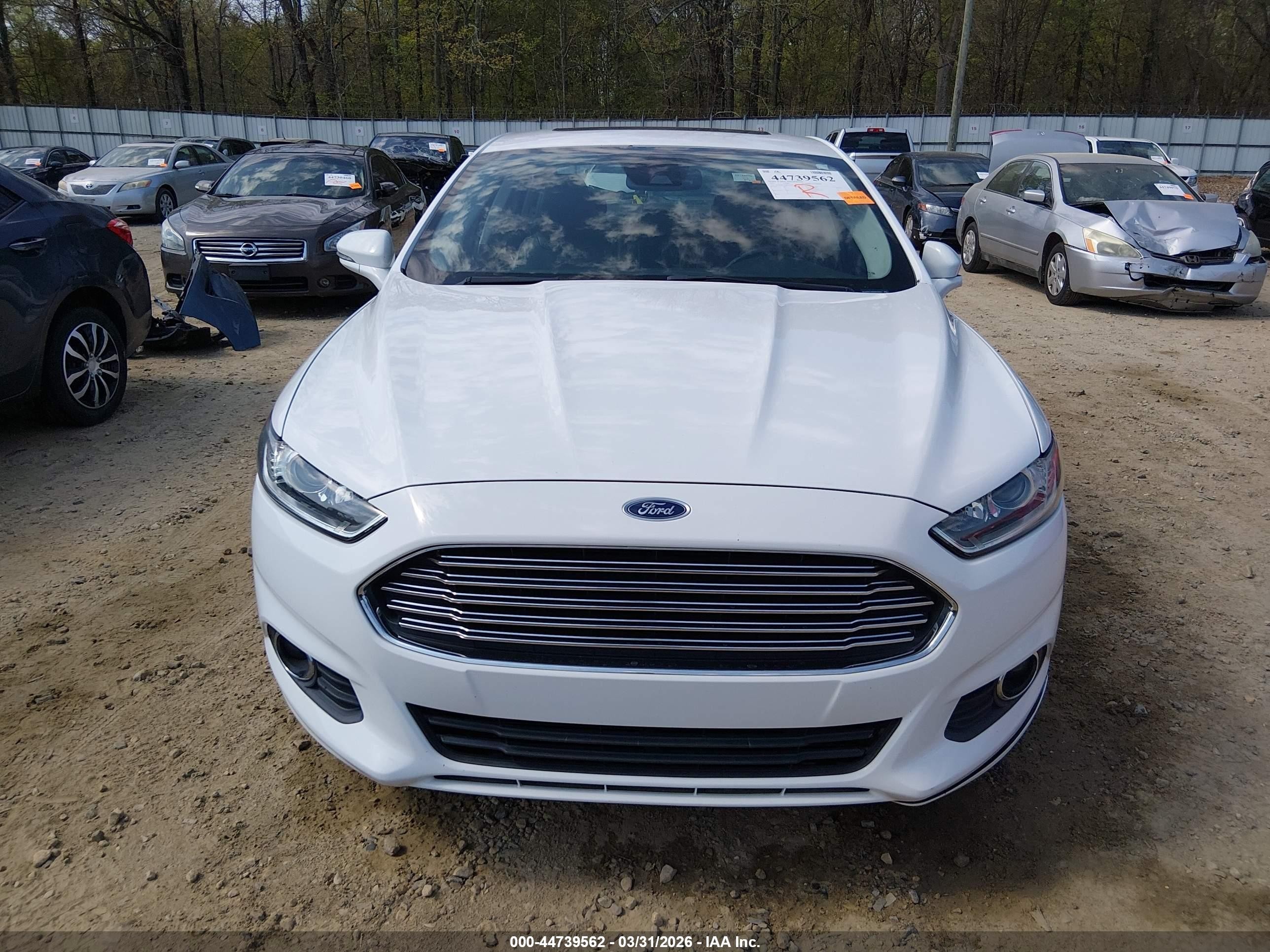 2013 Ford Fusion Hybrid Se Белый vin: 3FA6P0LU5DR229287