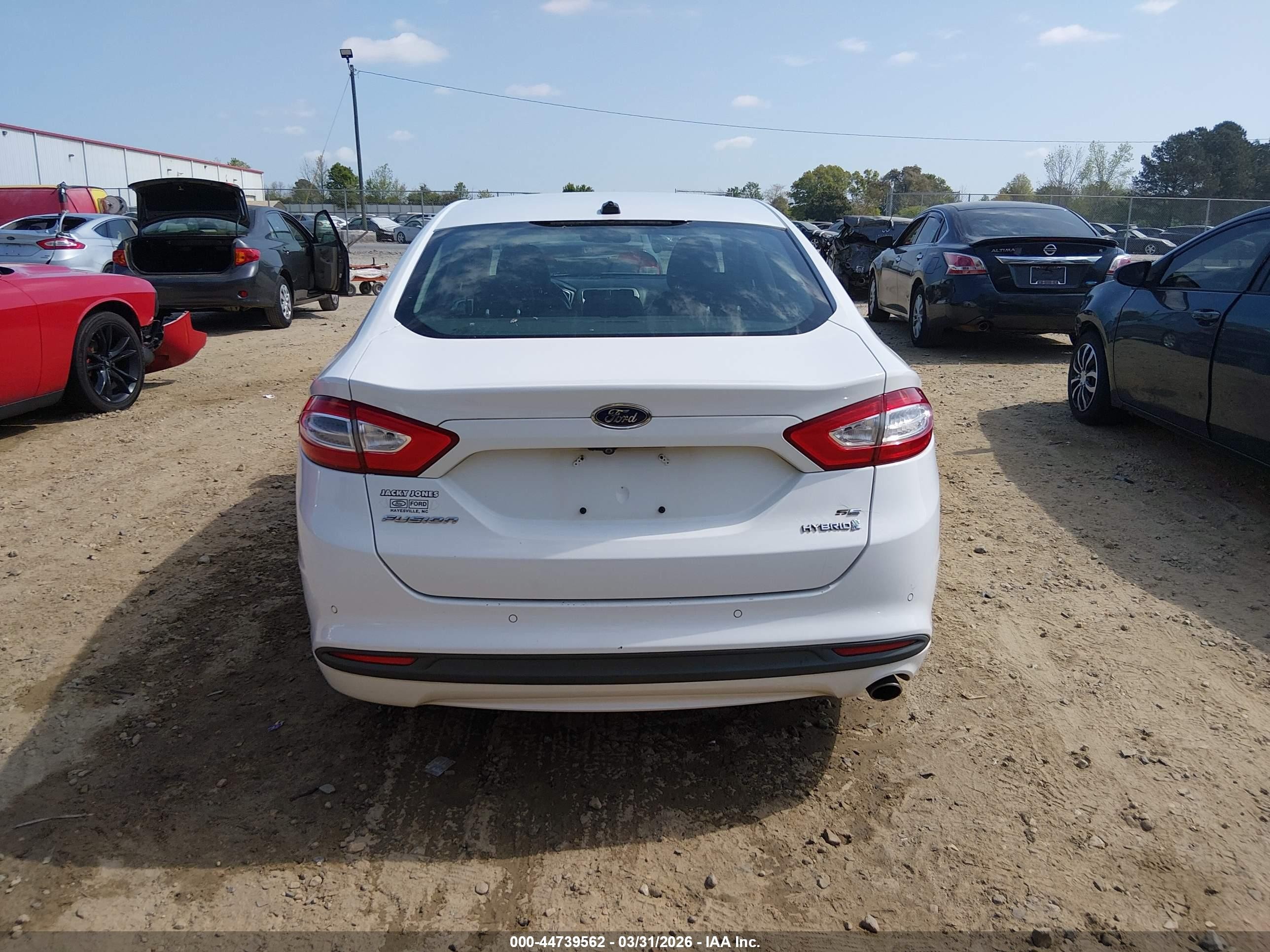 2013 Ford Fusion Hybrid Se Белый vin: 3FA6P0LU5DR229287