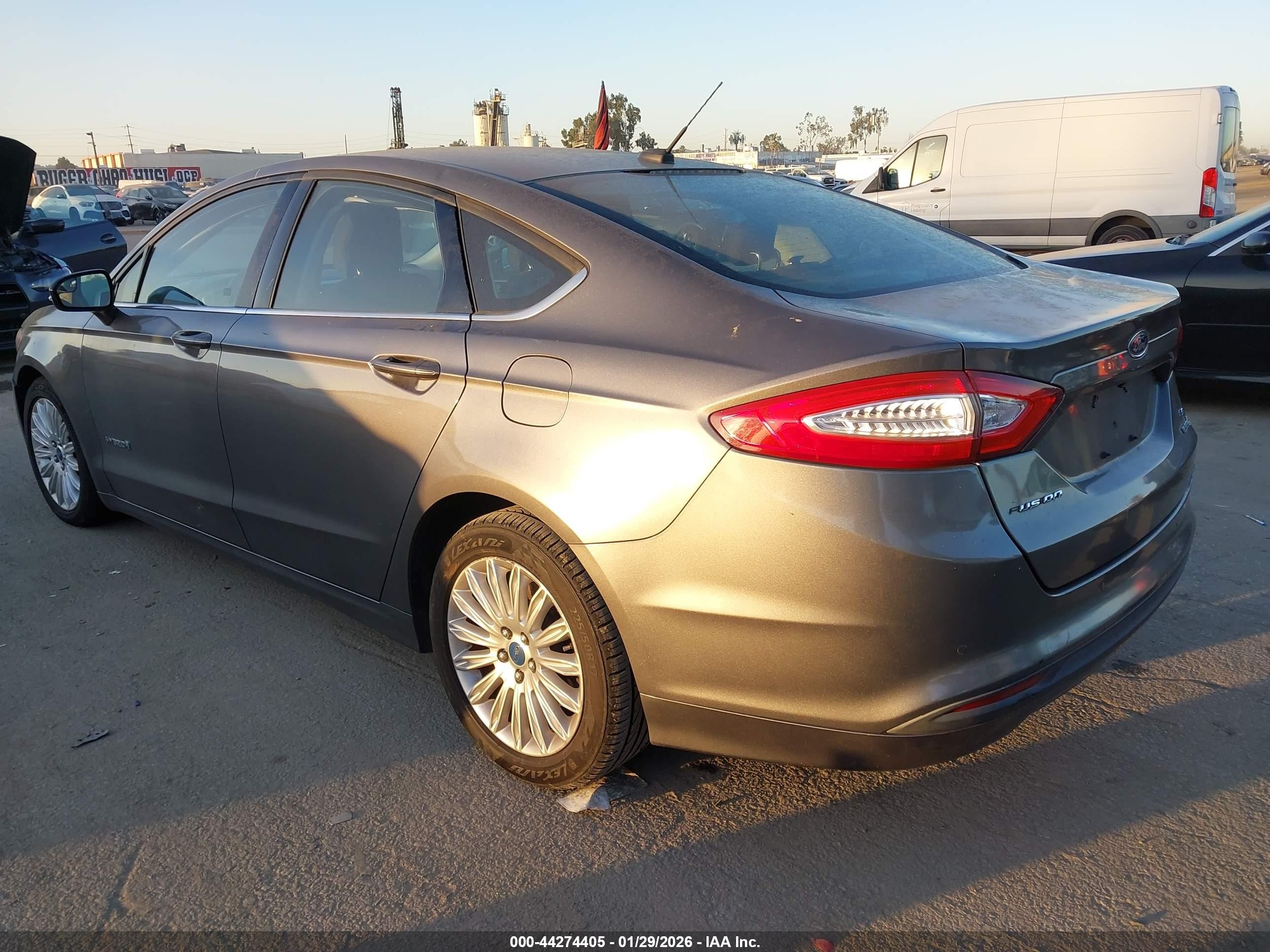 2013 Ford Fusion Hybrid Se Gray vin: 3FA6P0LU5DR244307