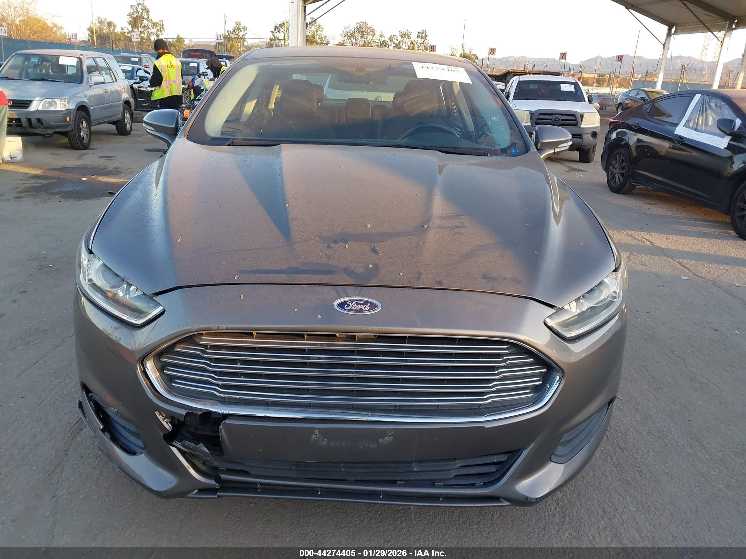 2013 Ford Fusion Hybrid Se Gray vin: 3FA6P0LU5DR244307