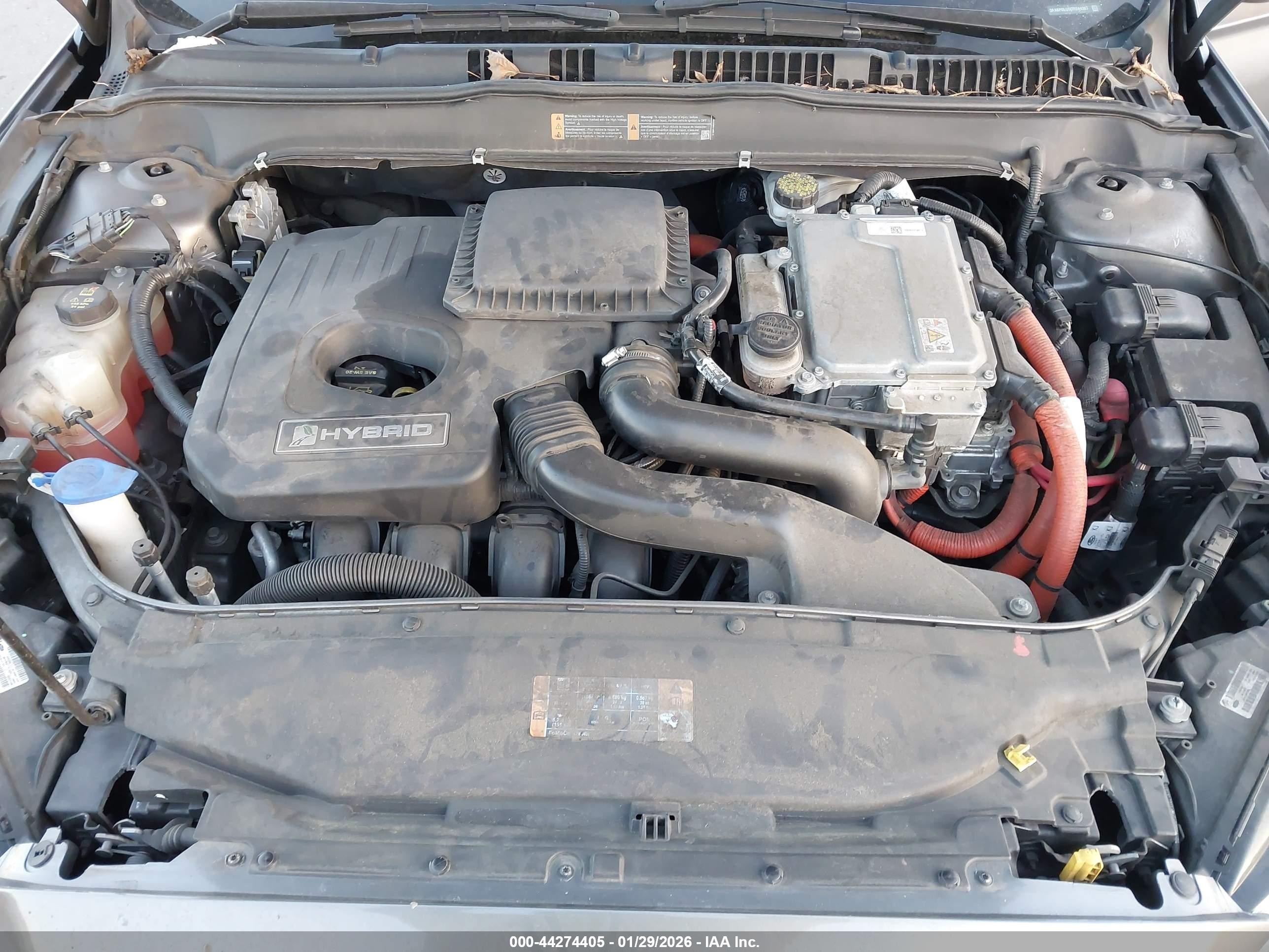 2013 Ford Fusion Hybrid Se Gray vin: 3FA6P0LU5DR244307