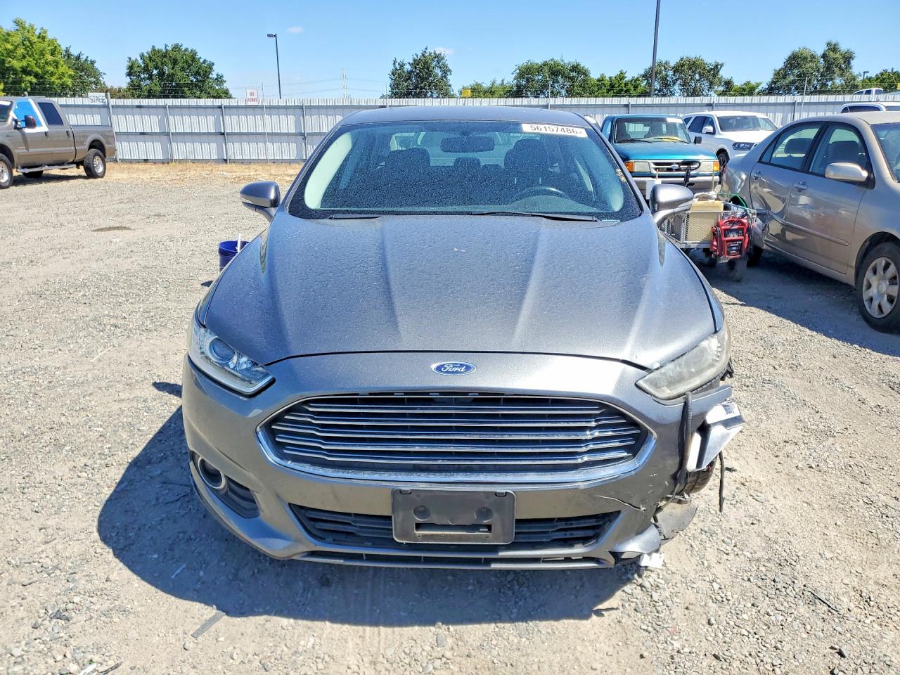 2013 Ford Fusion Se Hybrid Gray vin: 3FA6P0LU5DR248194