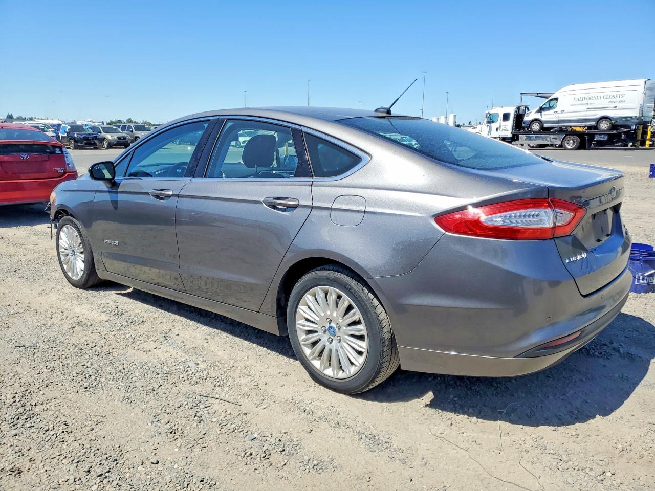 2013 Ford Fusion Se Hybrid Gray vin: 3FA6P0LU5DR248194