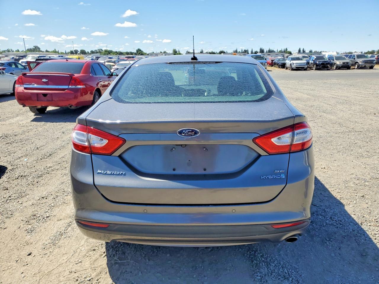 2013 Ford Fusion Se Hybrid Gray vin: 3FA6P0LU5DR248194