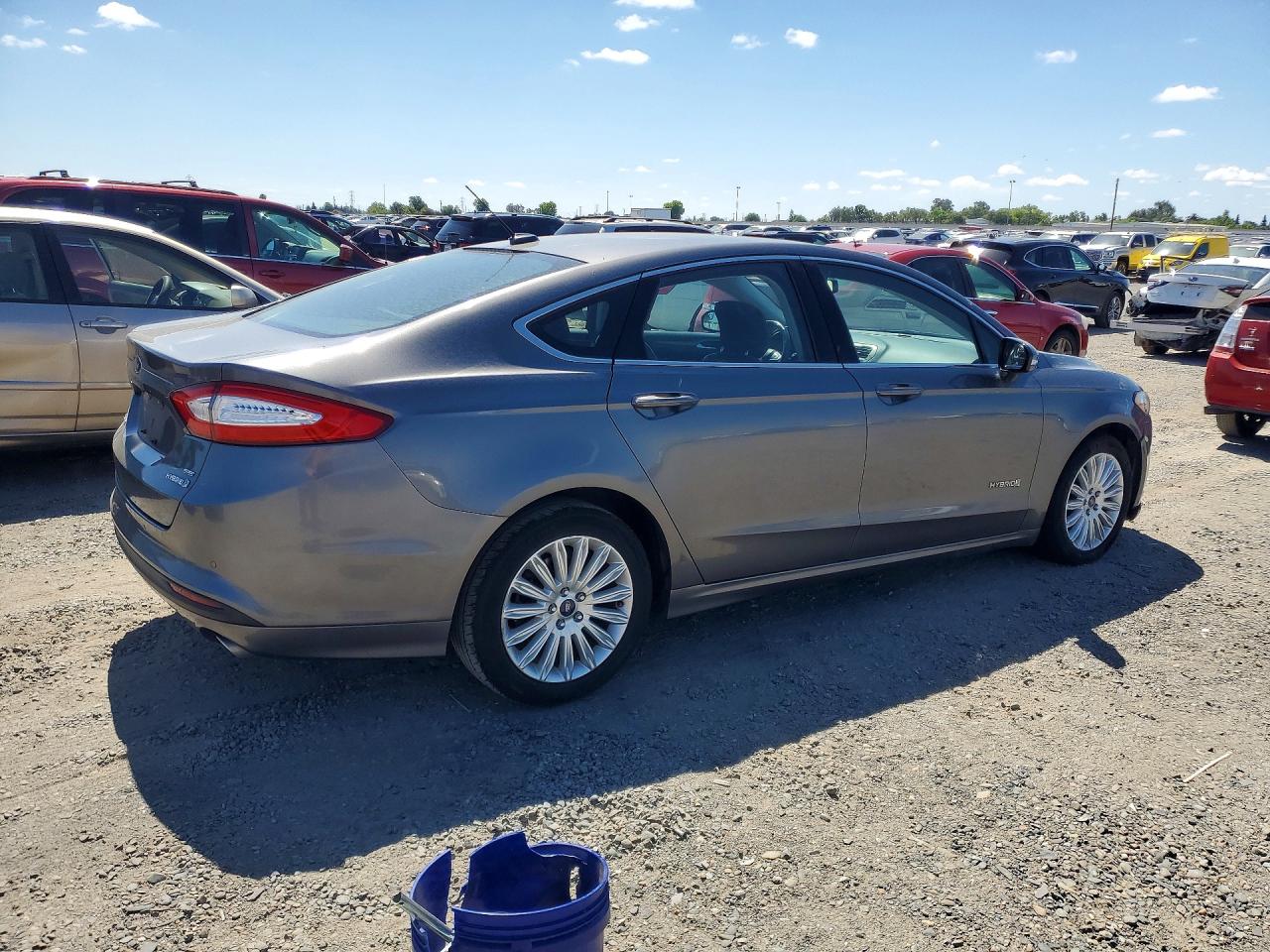 2013 Ford Fusion Se Hybrid Gray vin: 3FA6P0LU5DR248194
