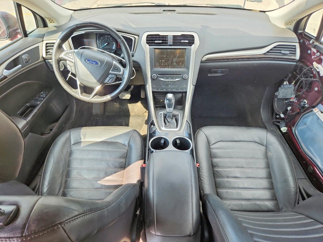 2013 Ford Fusion Se Hybrid Burgundy vin: 3FA6P0LU5DR263388