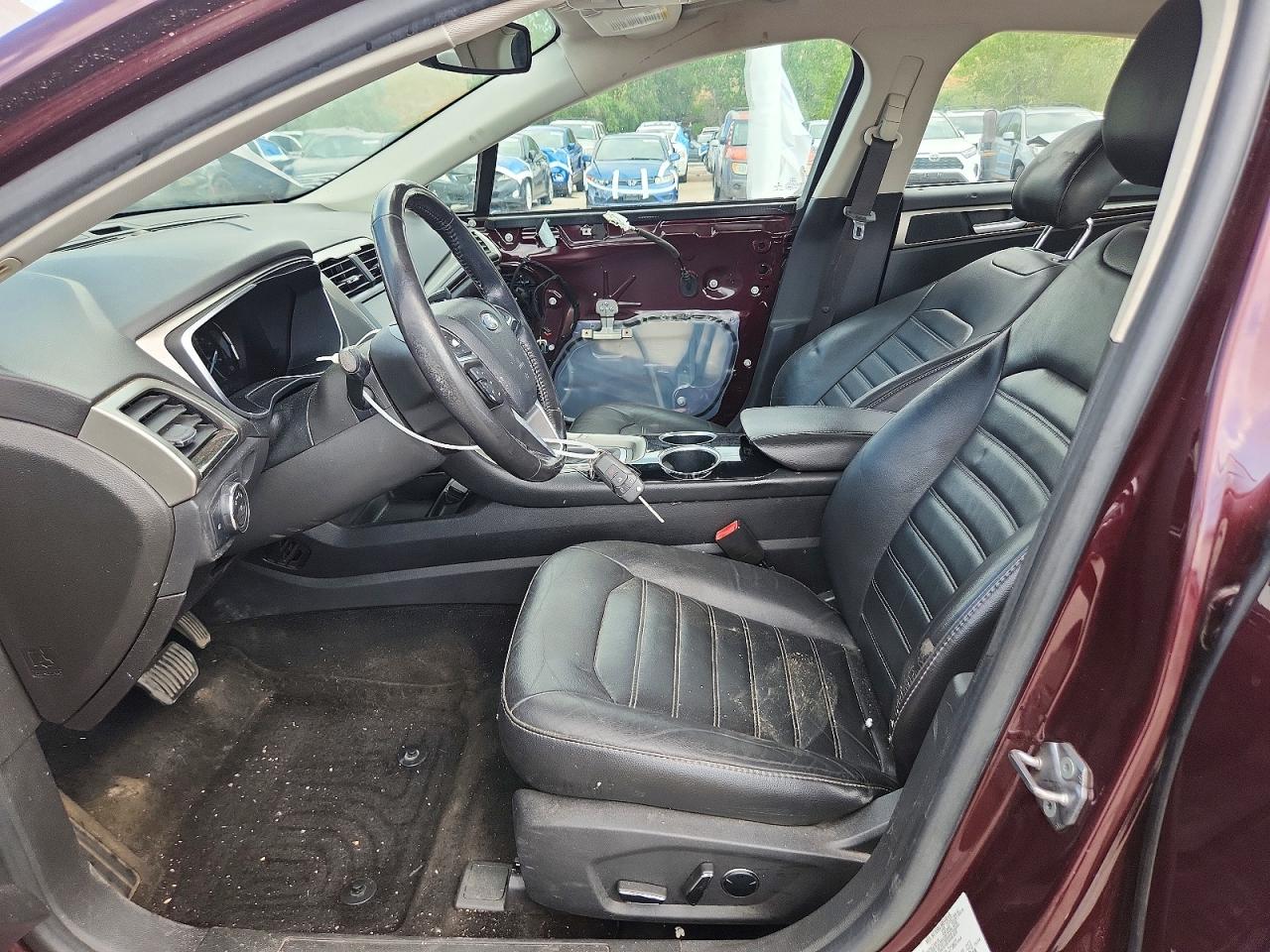 2013 Ford Fusion Se Hybrid Burgundy vin: 3FA6P0LU5DR263388