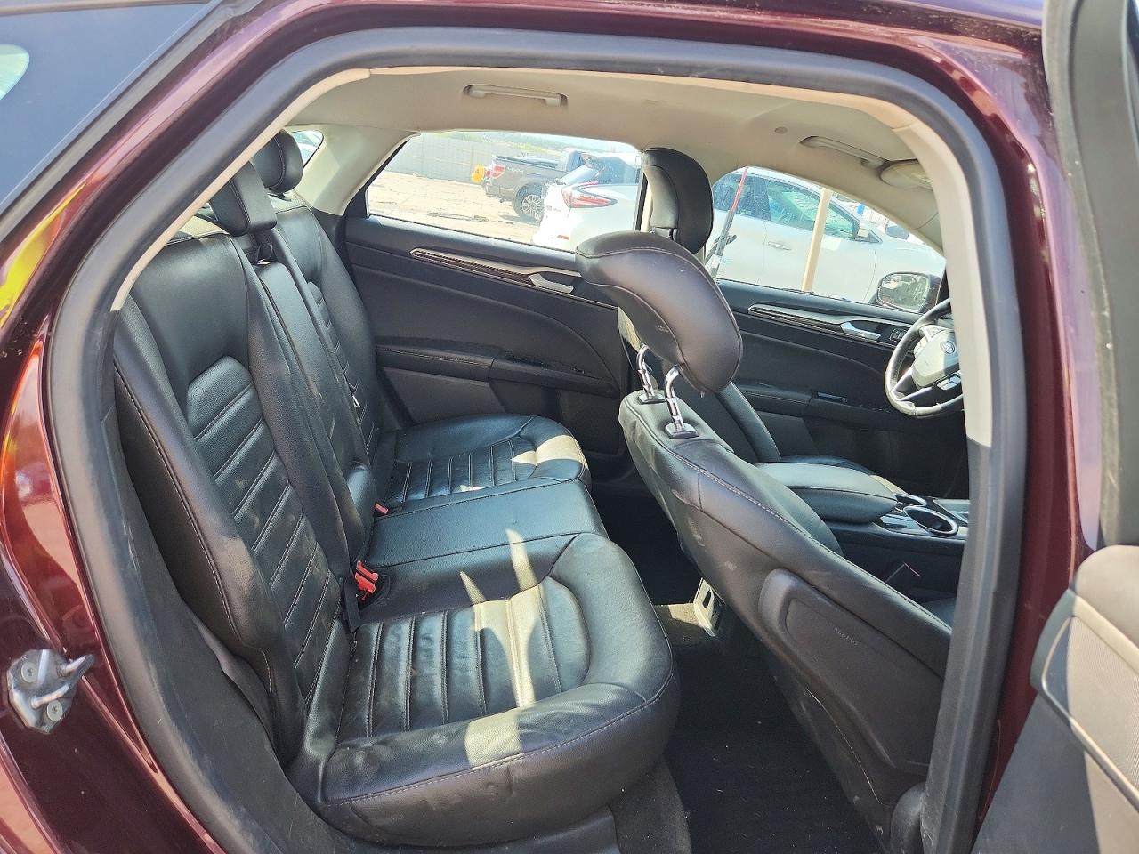 2013 Ford Fusion Se Hybrid Burgundy vin: 3FA6P0LU5DR263388