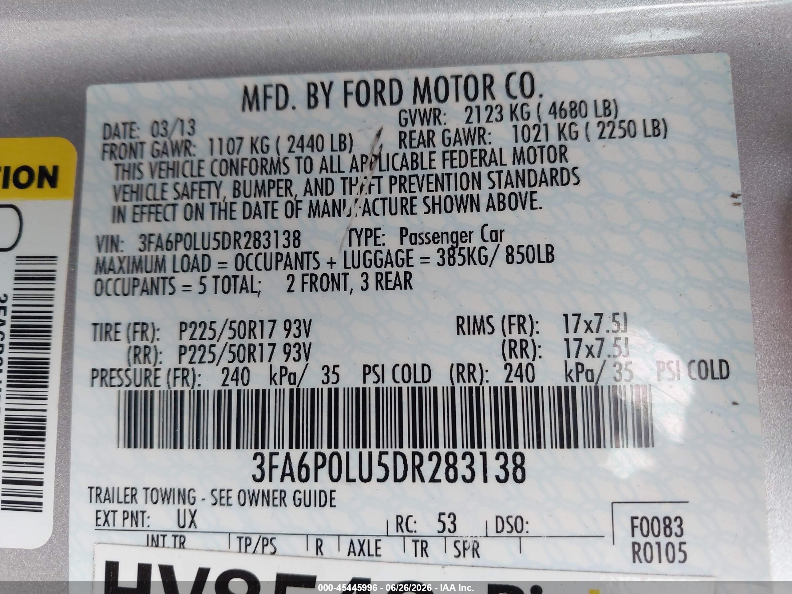 2013 Ford Fusion Hybrid Se Серебряный vin: 3FA6P0LU5DR283138