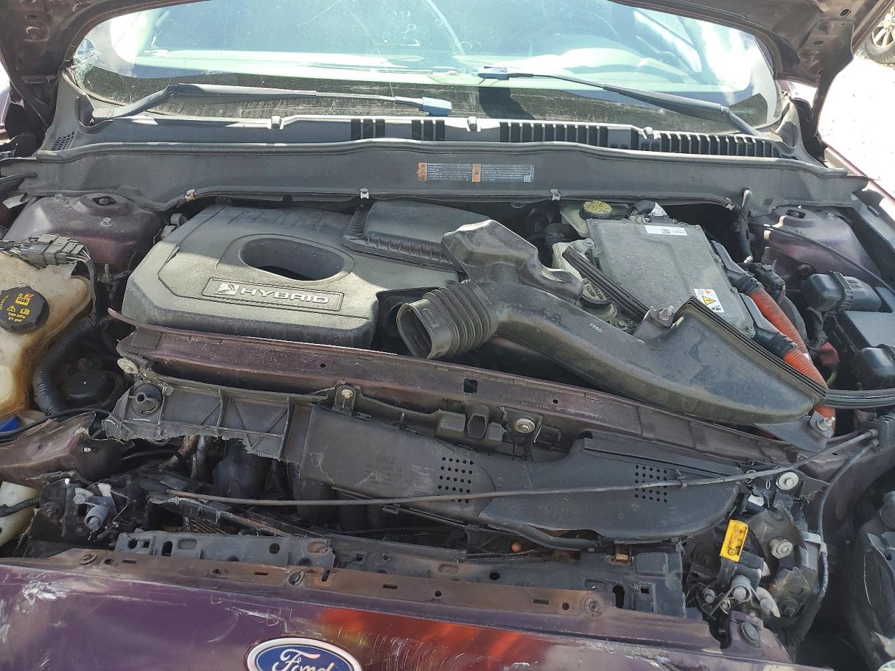 2013 Ford Fusion Se Hybrid Burgundy vin: 3FA6P0LU5DR356444