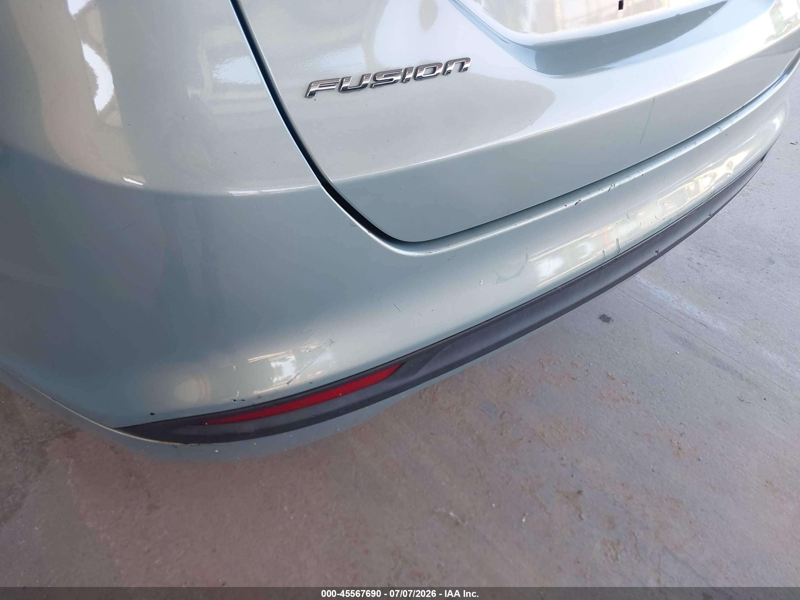 2014 Ford Fusion Hybrid Se Light Blue vin: 3FA6P0LU5ER172834