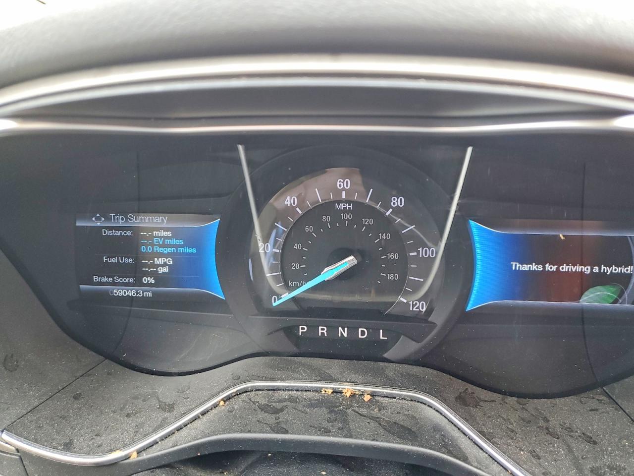 2014 Ford Fusion Se Hybrid Красный vin: 3FA6P0LU5ER174793