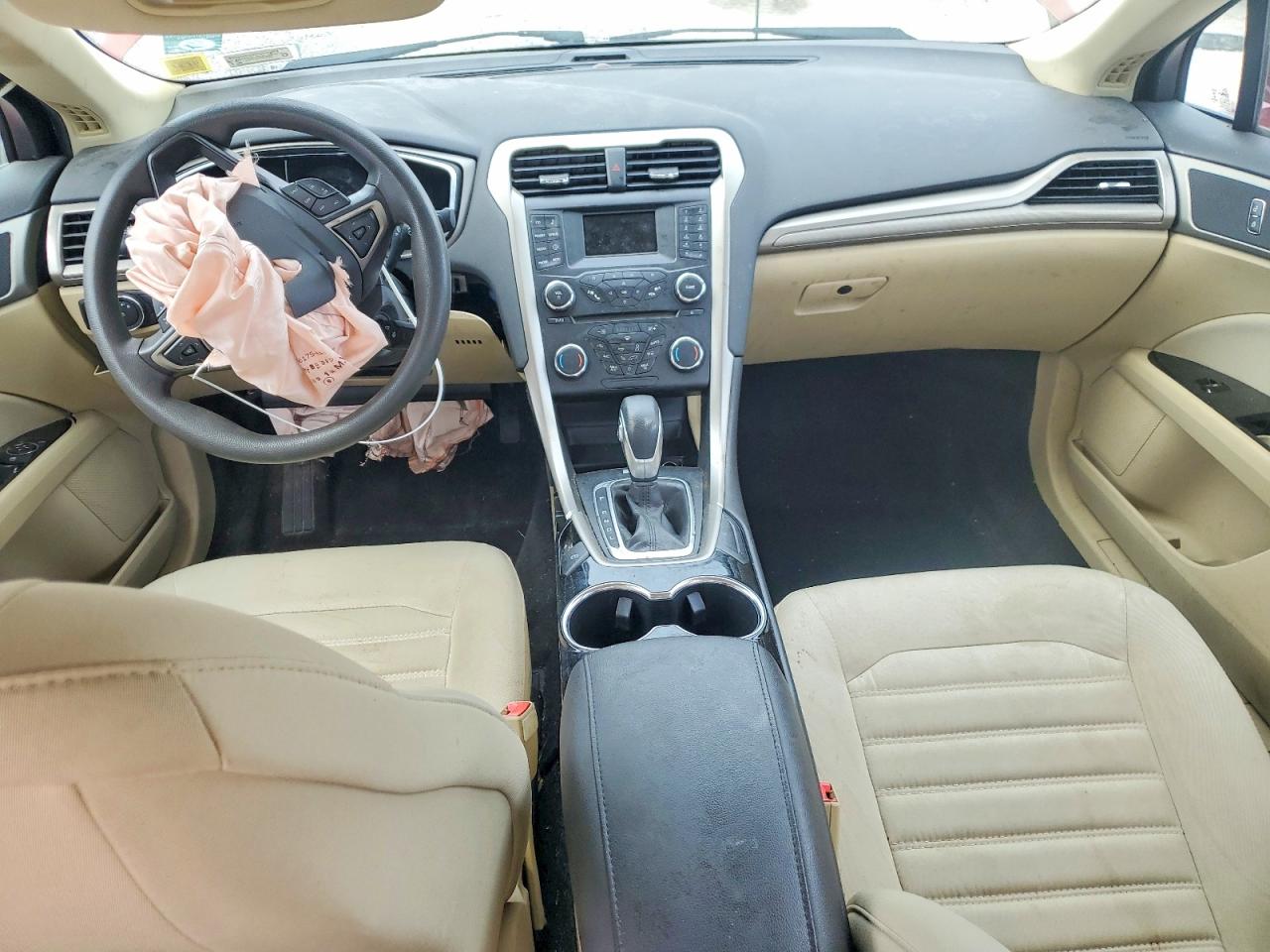 2014 Ford Fusion Se Hybrid Красный vin: 3FA6P0LU5ER174793