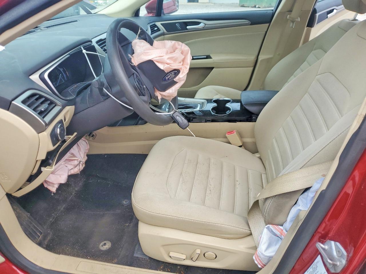 2014 Ford Fusion Se Hybrid Красный vin: 3FA6P0LU5ER174793