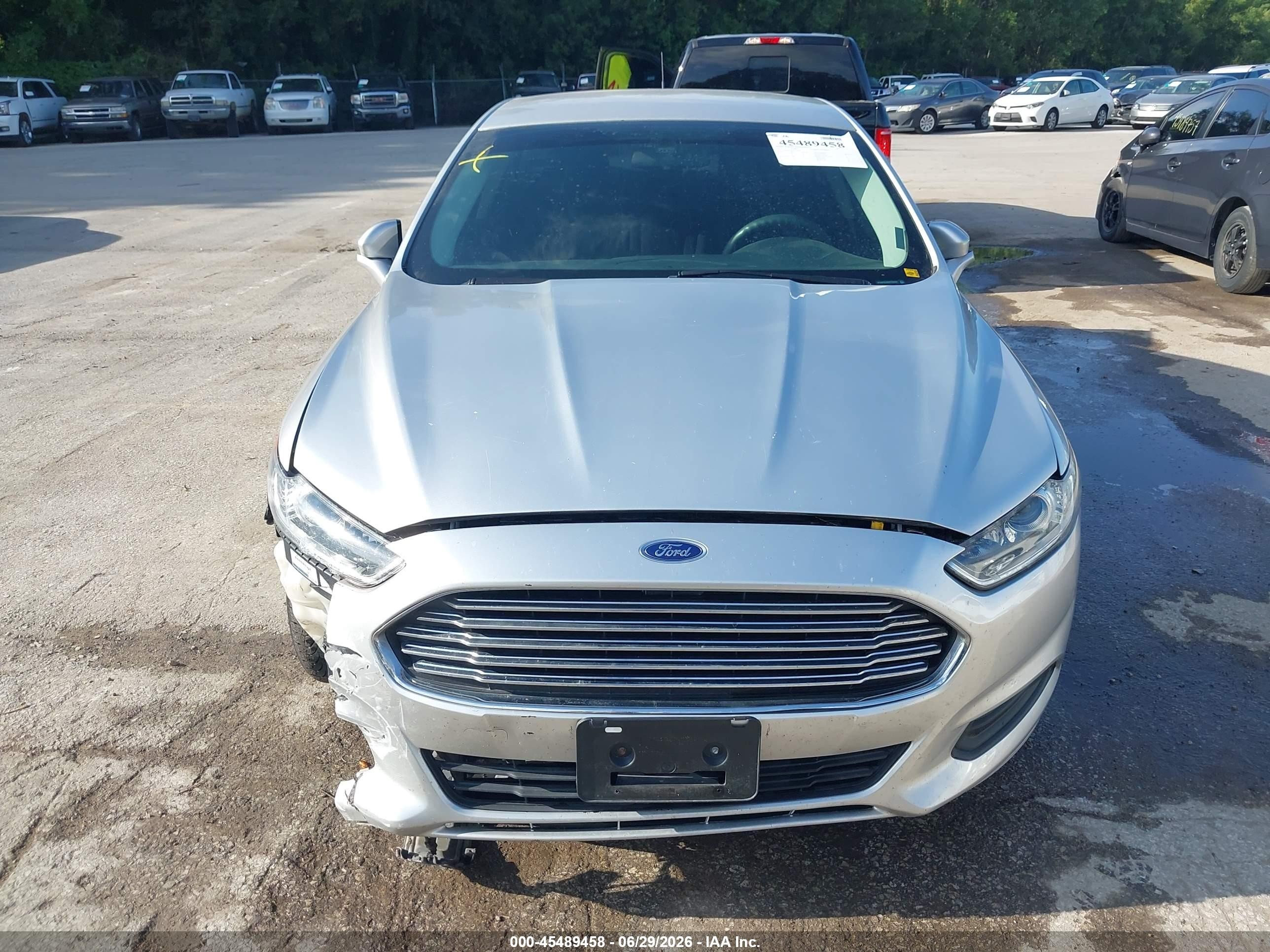 2014 Ford Fusion Hybrid Se Silver vin: 3FA6P0LU5ER193957