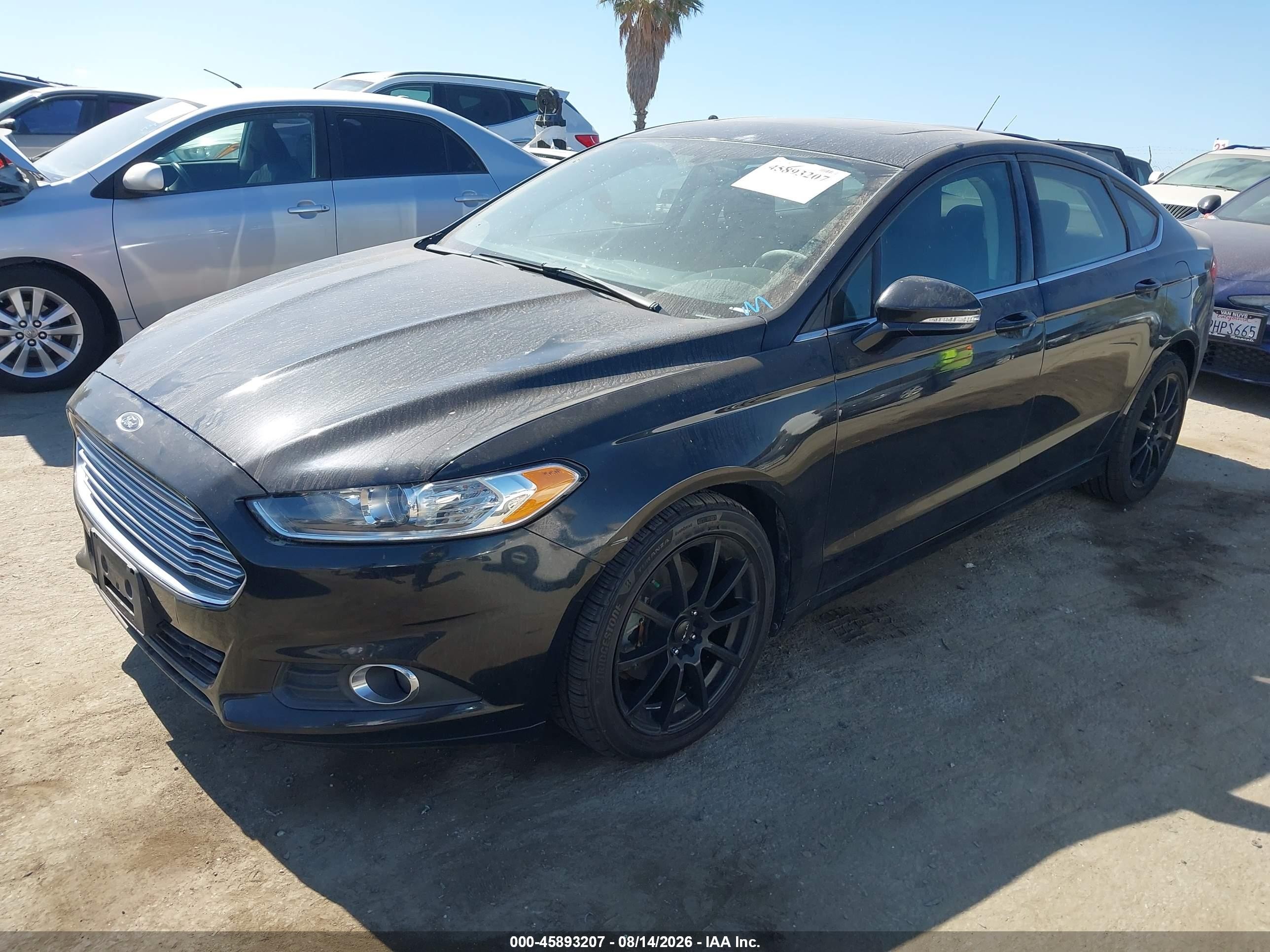 2014 Ford Fusion Hybrid Se Черный vin: 3FA6P0LU5ER203001