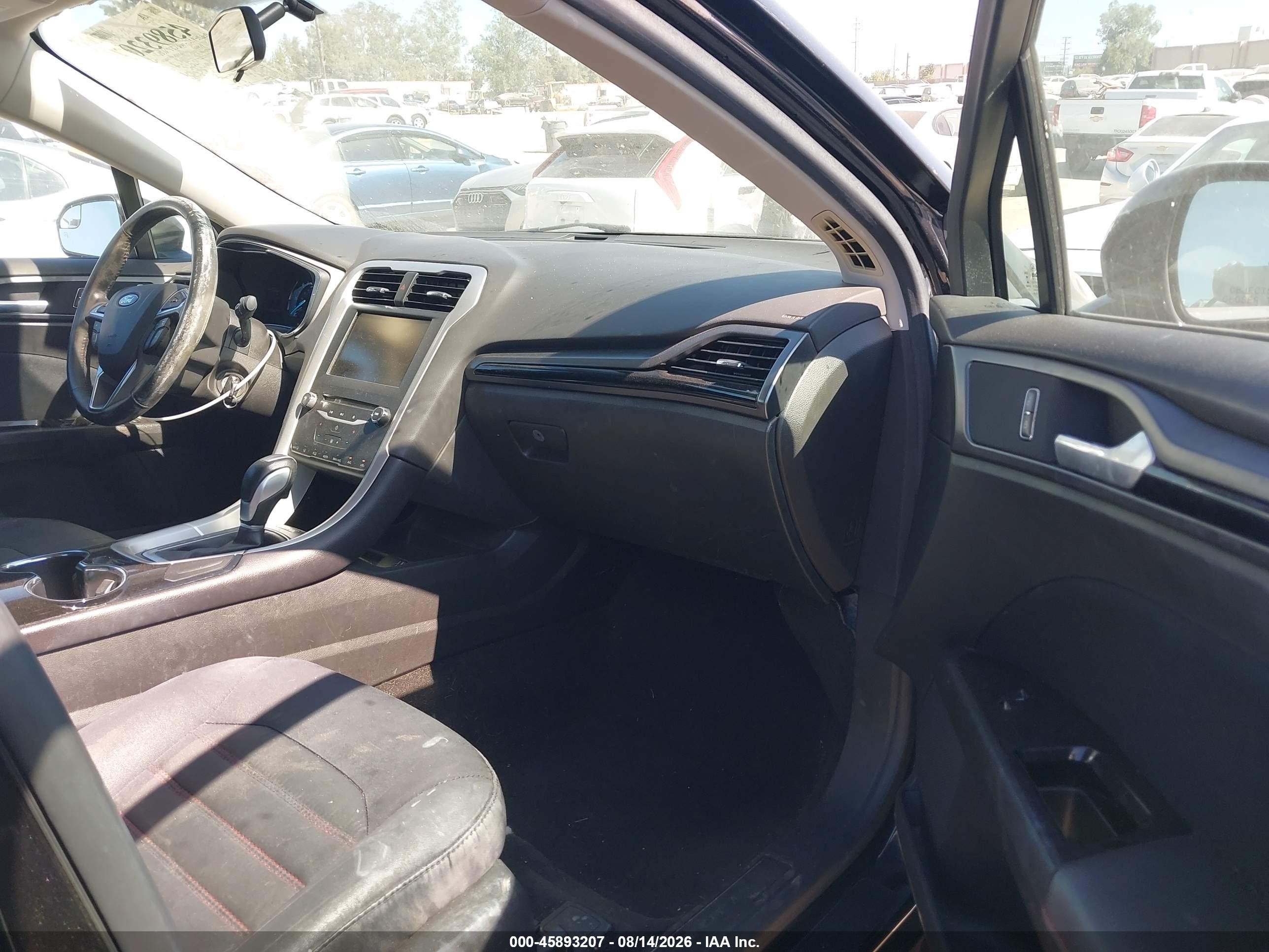 2014 Ford Fusion Hybrid Se Черный vin: 3FA6P0LU5ER203001