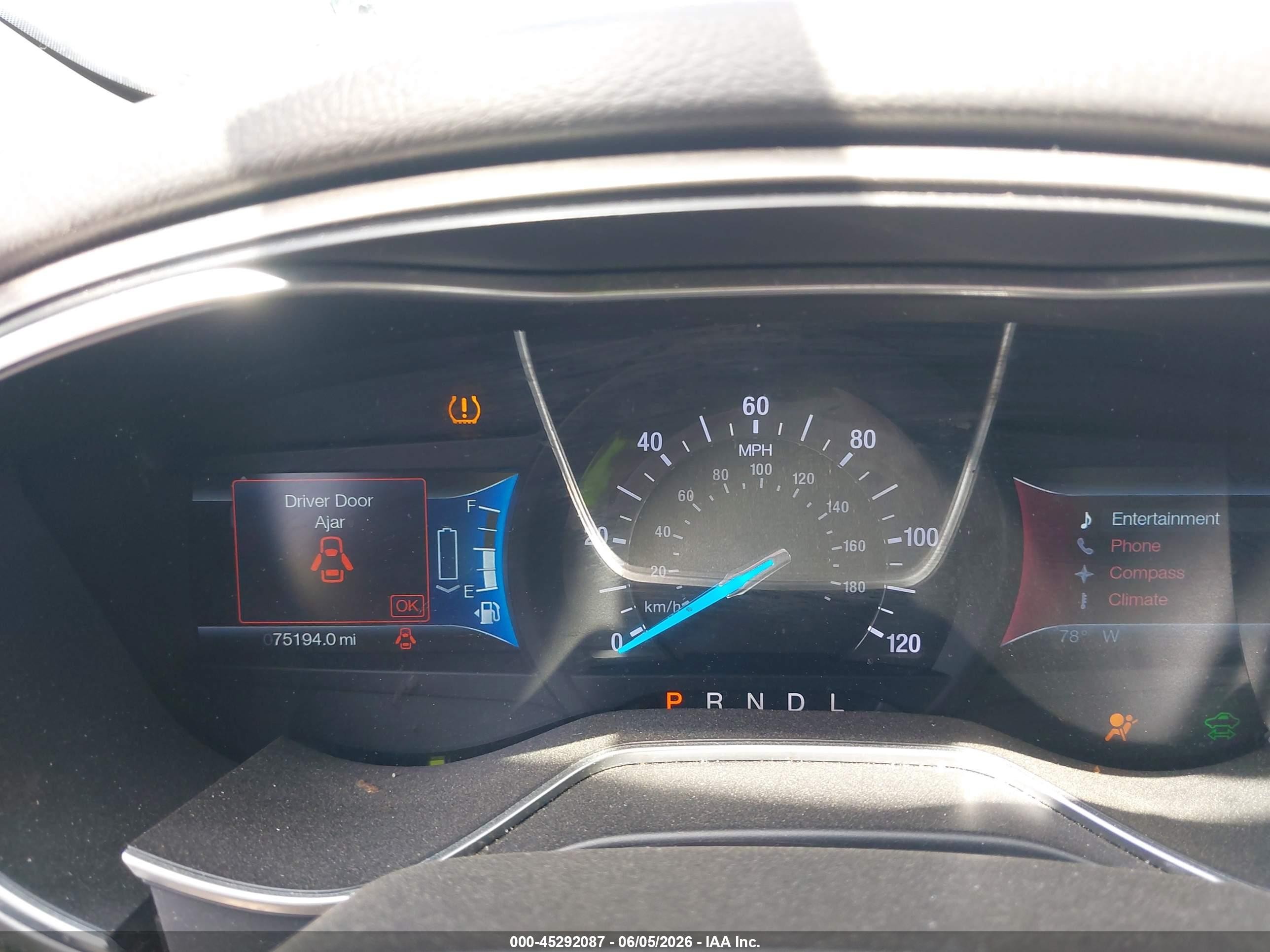 2014 Ford Fusion Hybrid Se White vin: 3FA6P0LU5ER266504