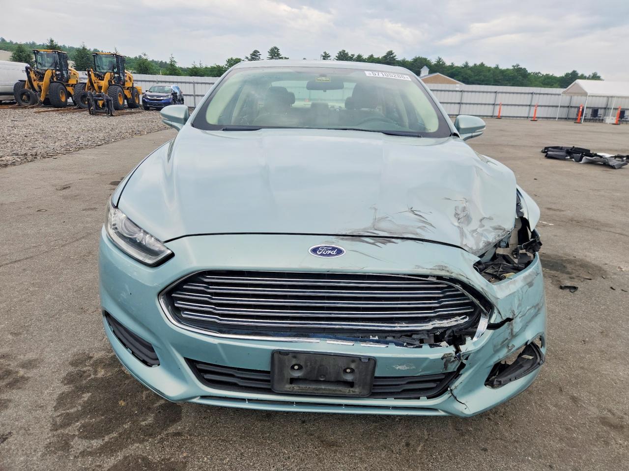 2014 Ford Fusion Se Hybrid Синий vin: 3FA6P0LU5ER288146