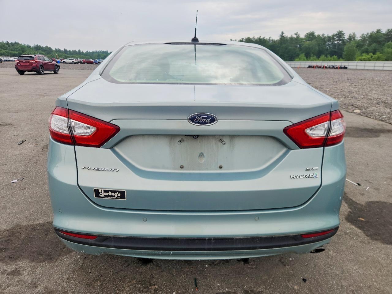2014 Ford Fusion Se Hybrid Синий vin: 3FA6P0LU5ER288146