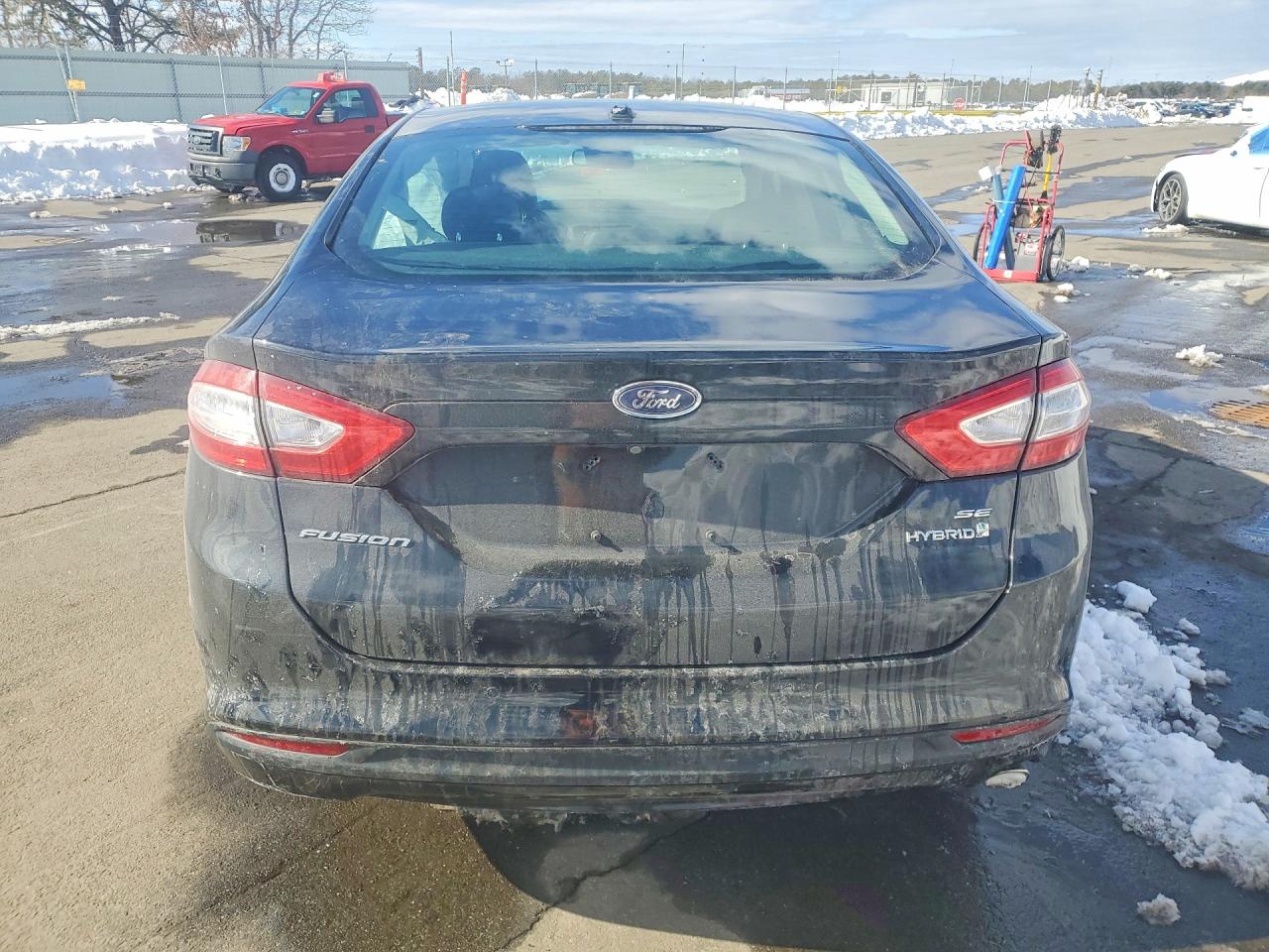 2014 Ford Fusion Se Hybrid Черный vin: 3FA6P0LU5ER295694