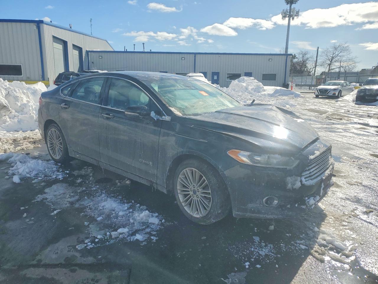 2014 Ford Fusion Se Hybrid Черный vin: 3FA6P0LU5ER295694