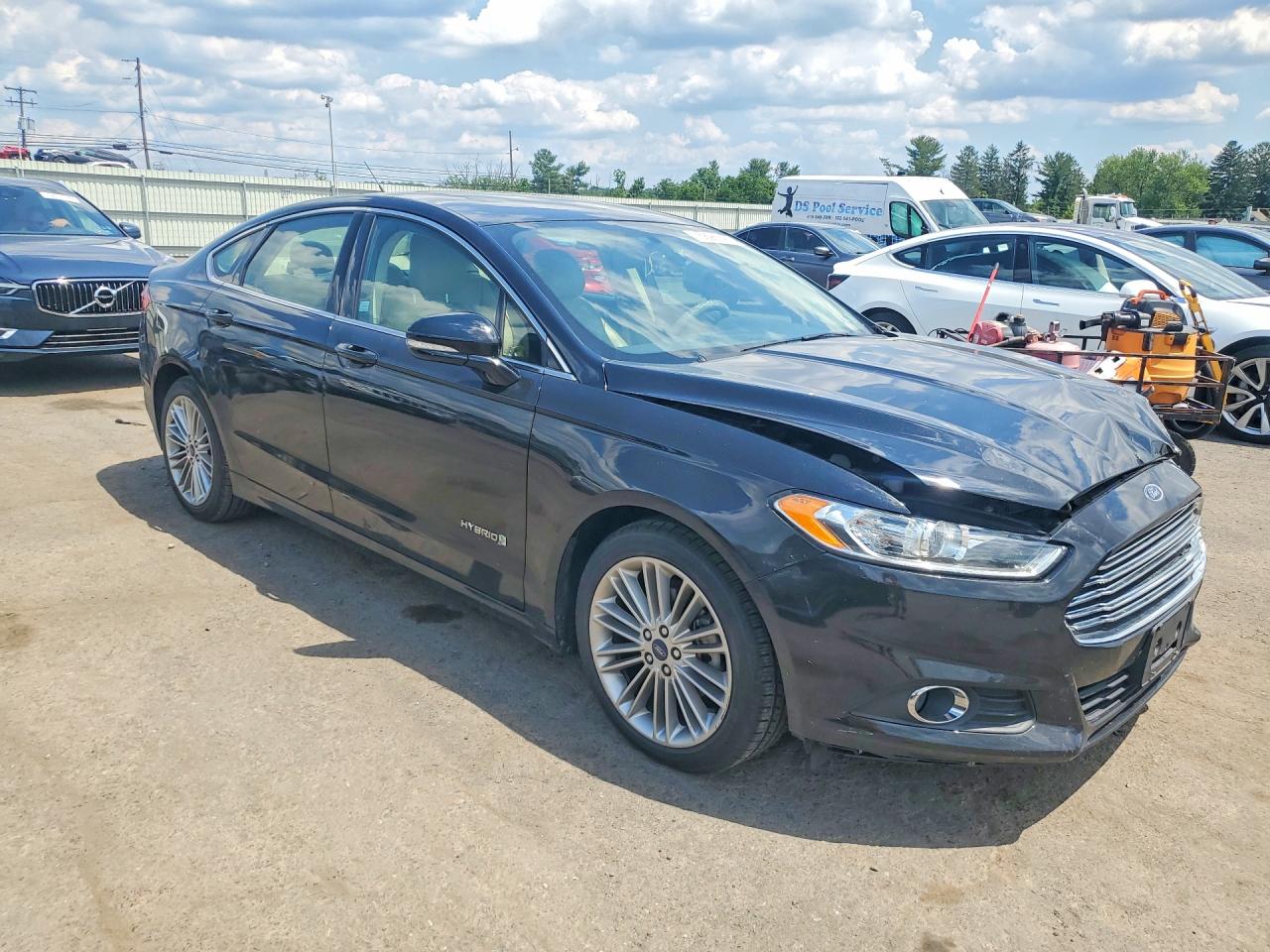 2014 Ford Fusion Se Hybrid Black vin: 3FA6P0LU5ER303518