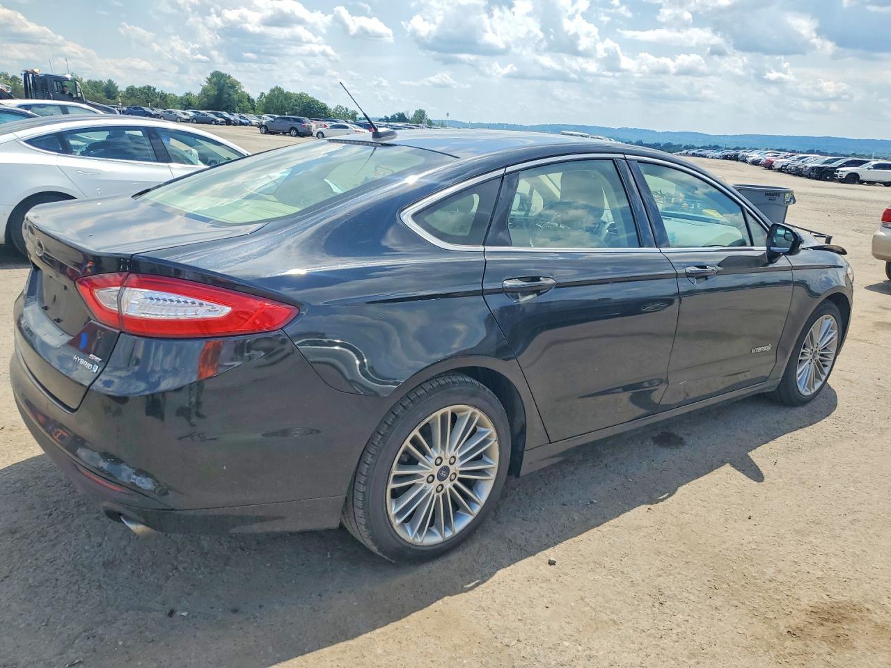 2014 Ford Fusion Se Hybrid Black vin: 3FA6P0LU5ER303518
