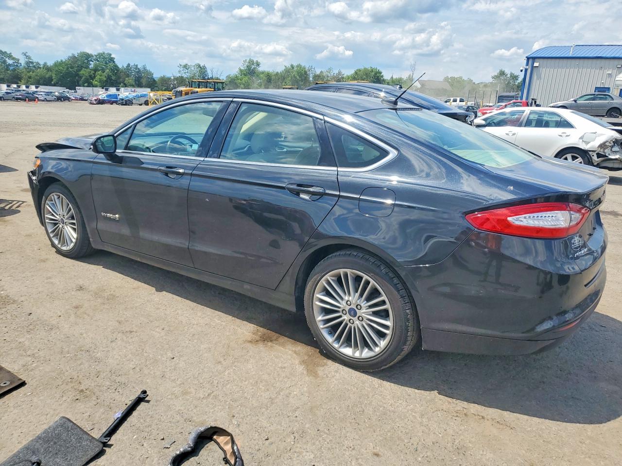 2014 Ford Fusion Se Hybrid Black vin: 3FA6P0LU5ER303518